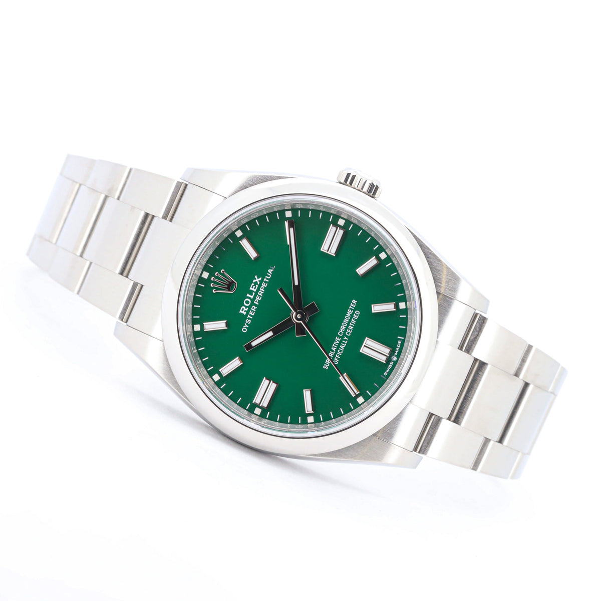 Rolex Datejust 36 126000 Green Dial Qyster Edelstahl Automatik