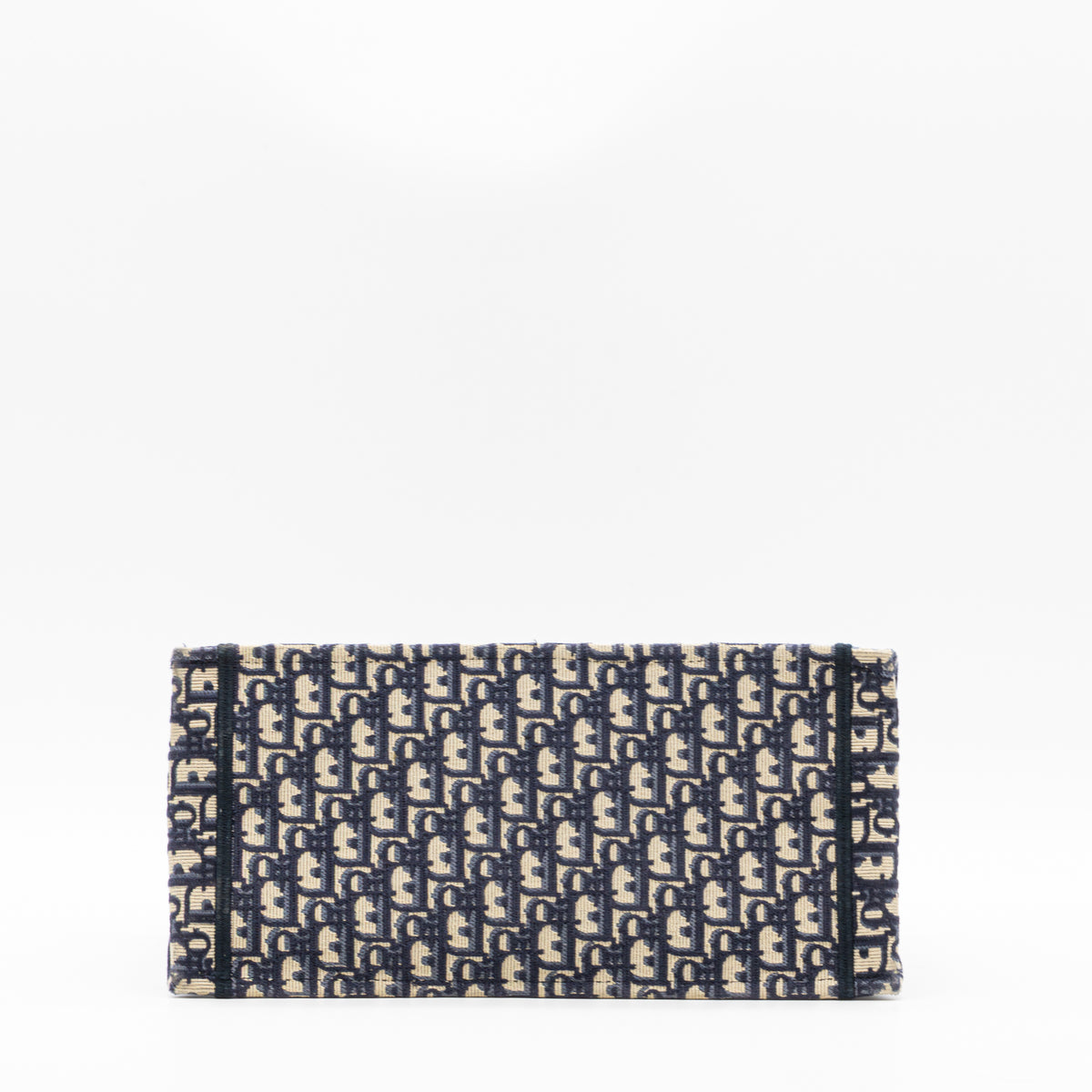 Christian Dior Book Tote Small Blue Oblique Canvas Tasche