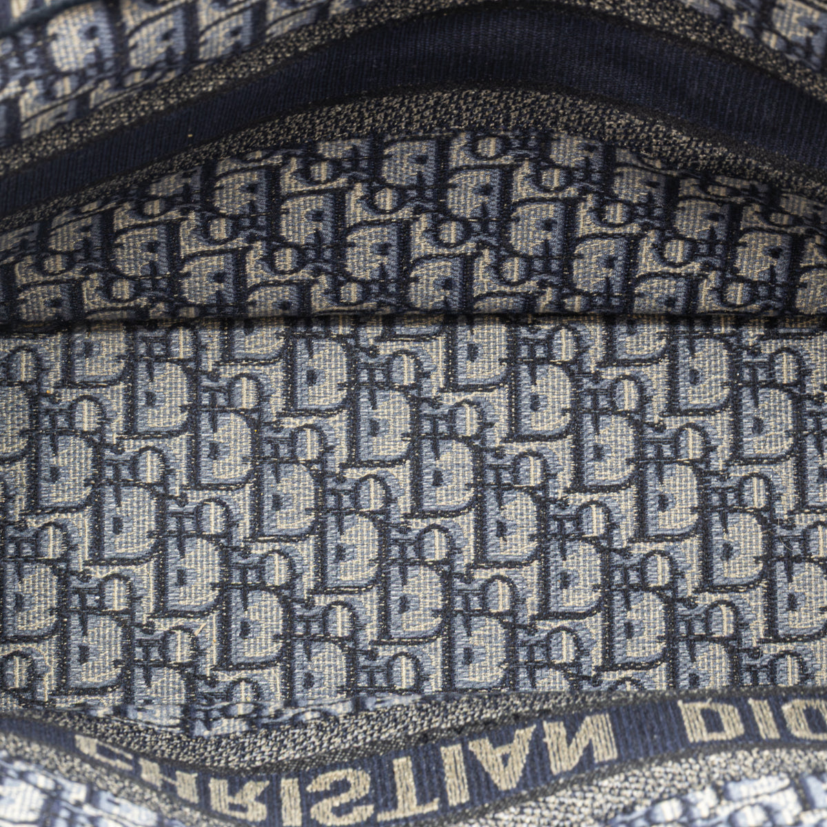 Christian Dior Book Tote Small Blue Oblique Canvas Tasche