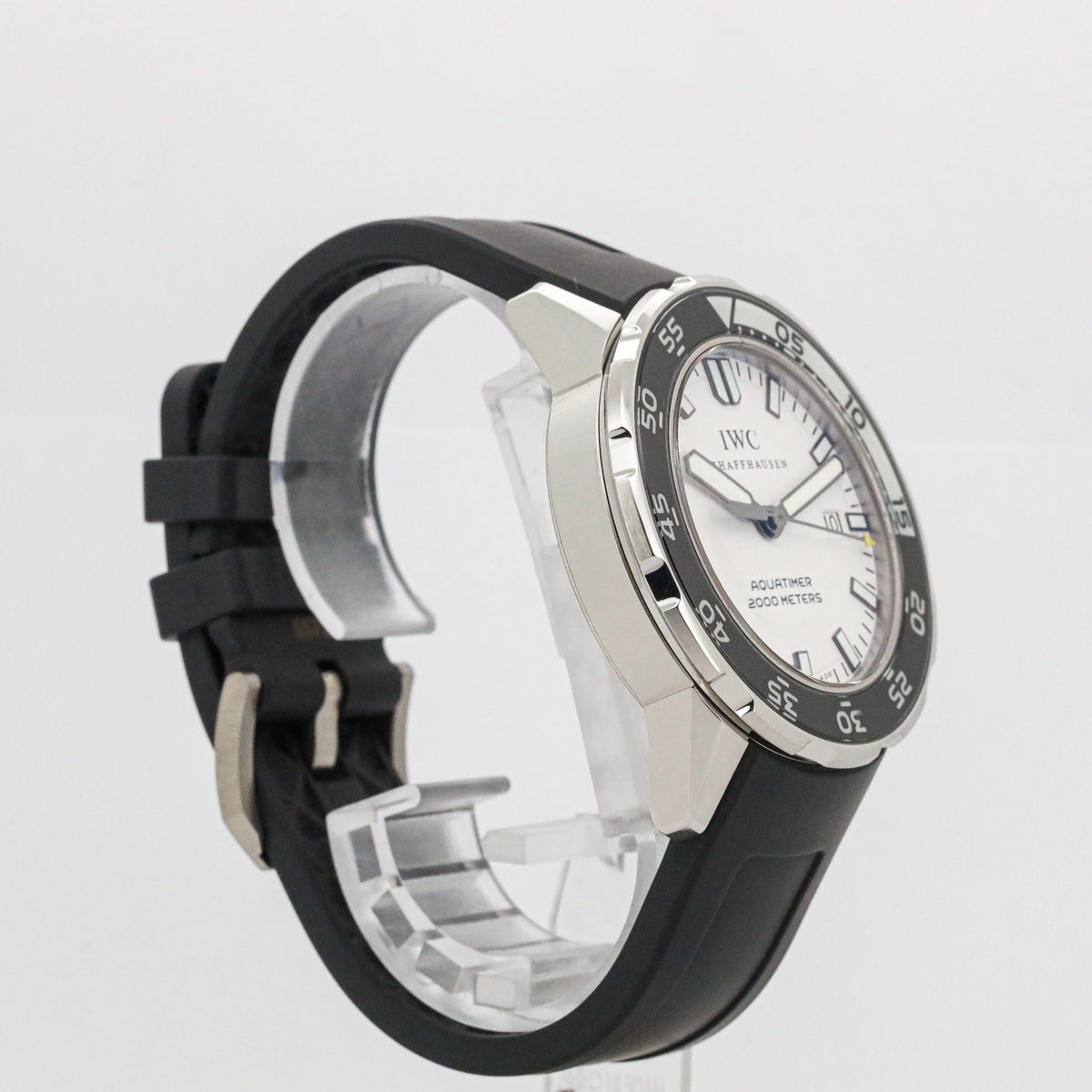 IWC Schaffhausen Apuatimer Automatic 2000 IW356806 White Dial Edelstahl/Krautschuk
