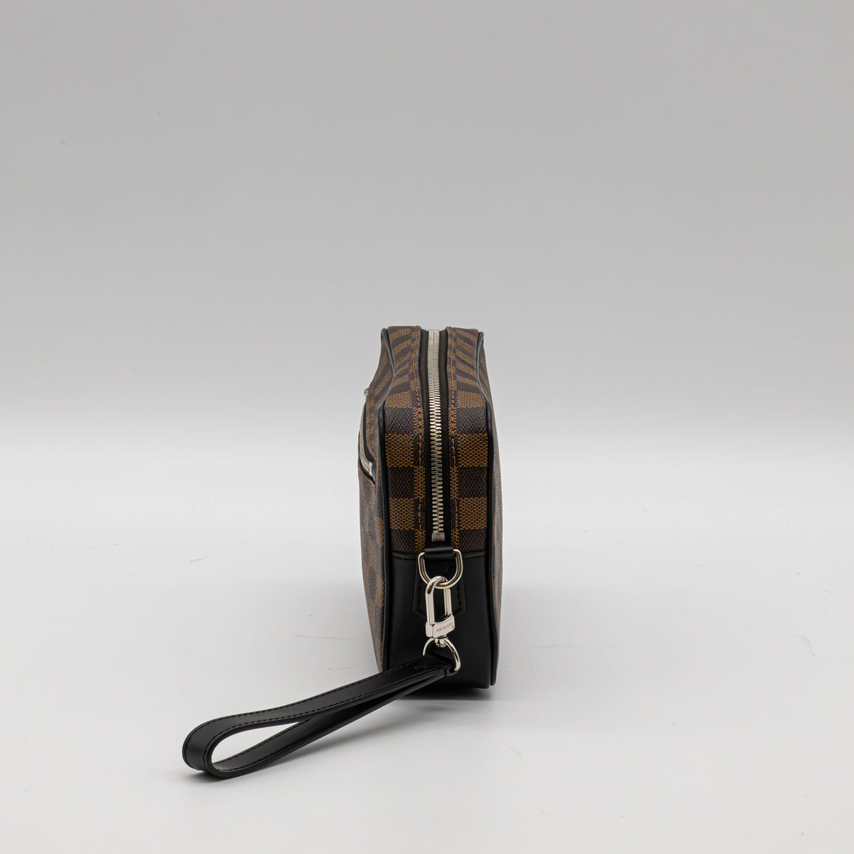 Louis Vuitton Kasai Damier Ebene Clutch Segeltuch Tasche Pochette