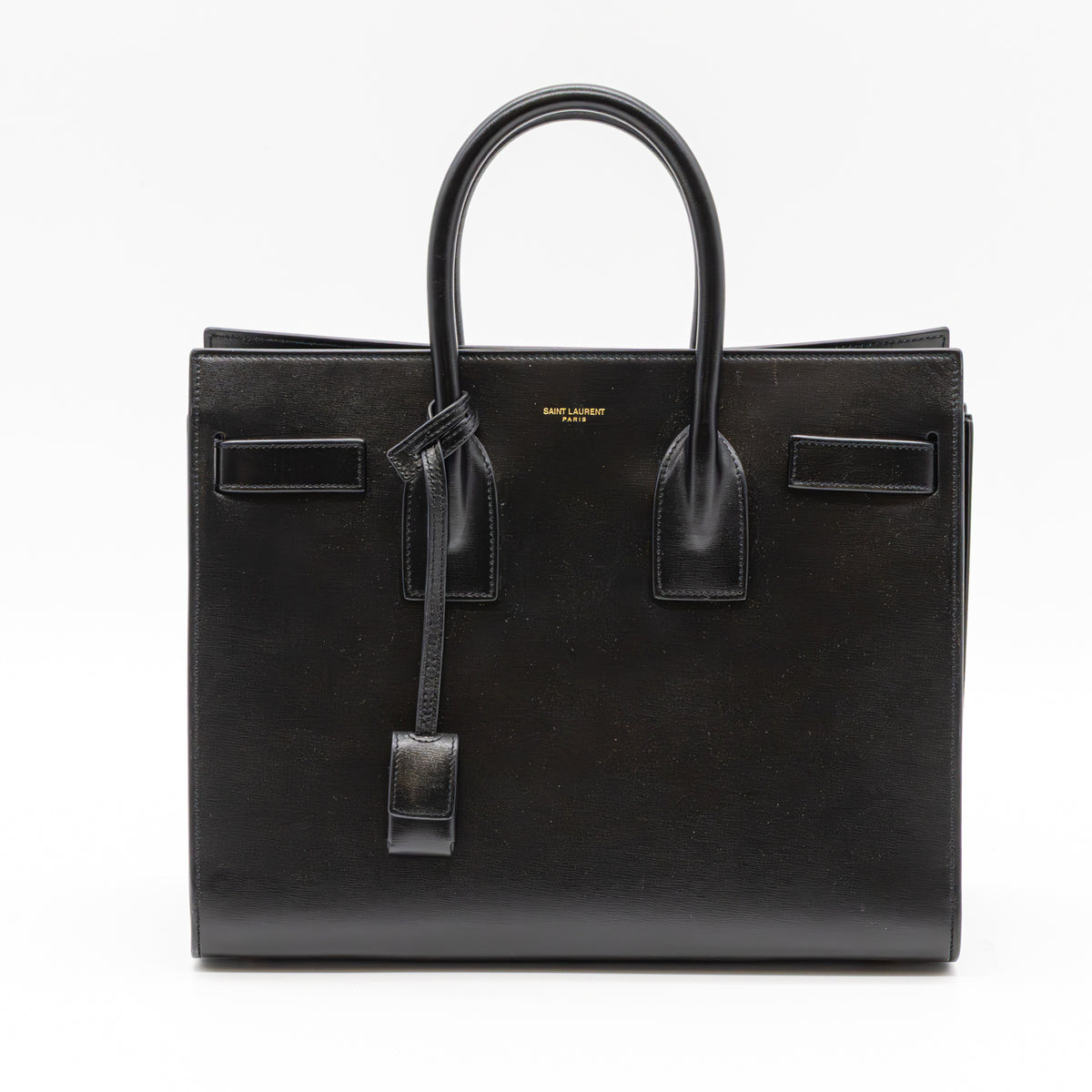 Saint Laurent YSL Sac de Jour Small Schwarz Leder Handtasche Tote Bag