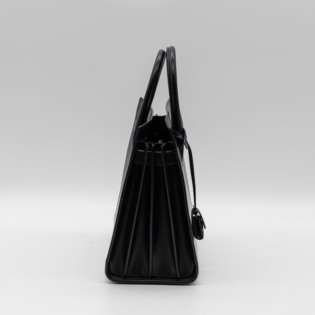 Saint Laurent YSL Sac de Jour Small Schwarz Leder Handtasche Tote Bag