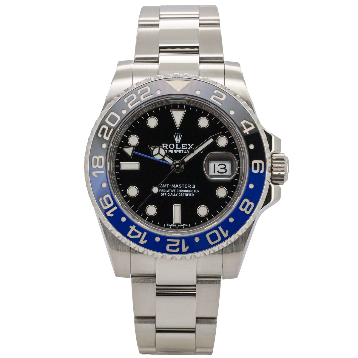 Rolex GMT-Master II "Batmann" 116710BLNR Edelstahl Automatik
