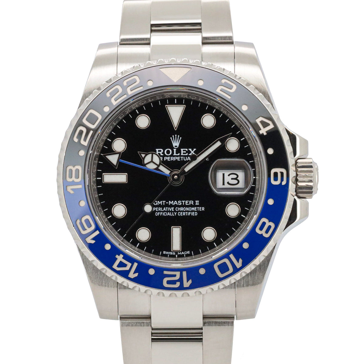 Rolex GMT-Master II "Batmann" 116710BLNR Edelstahl Automatik