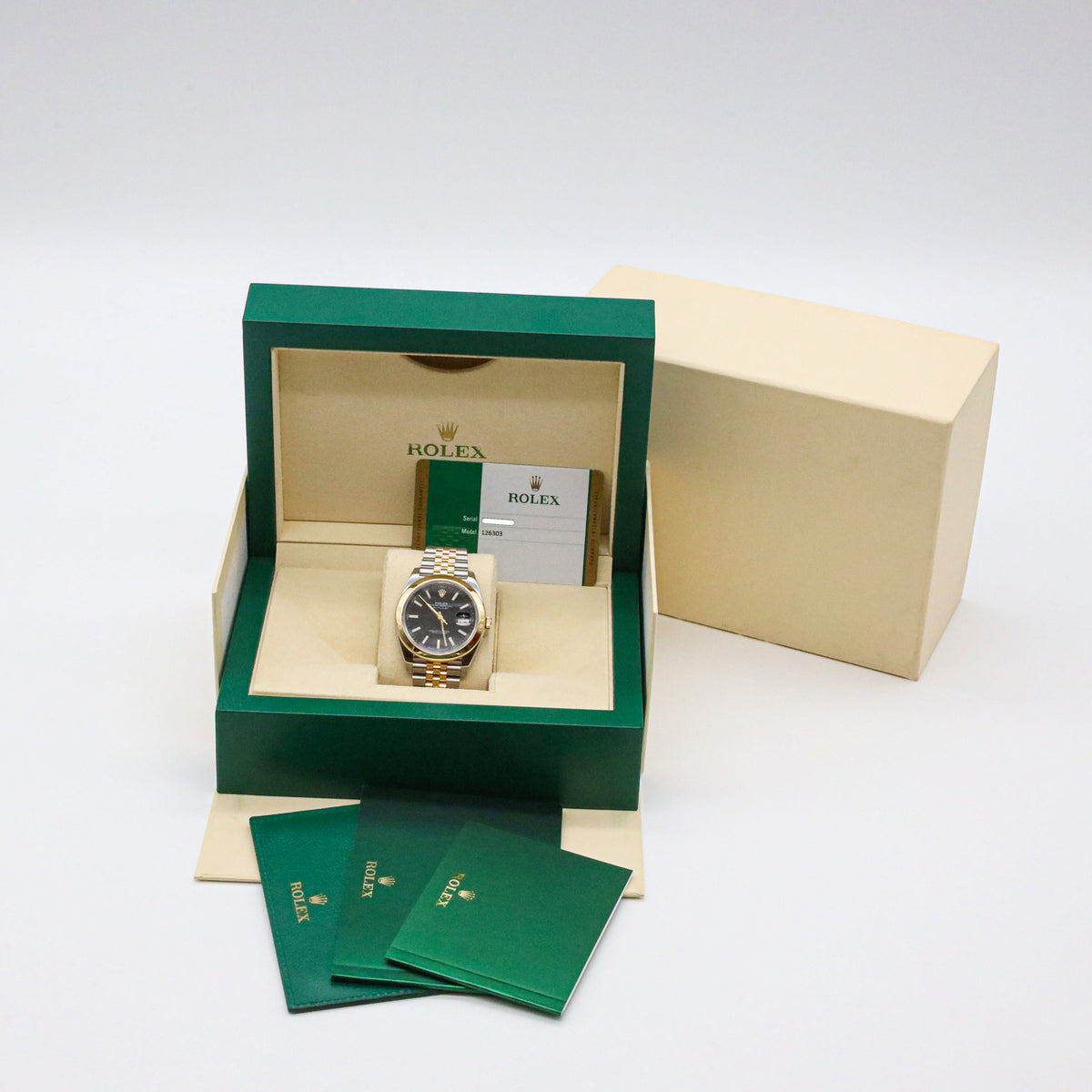 Rolex Datejust 41 126303 Jubilee Edelstahl/Gold Full Set