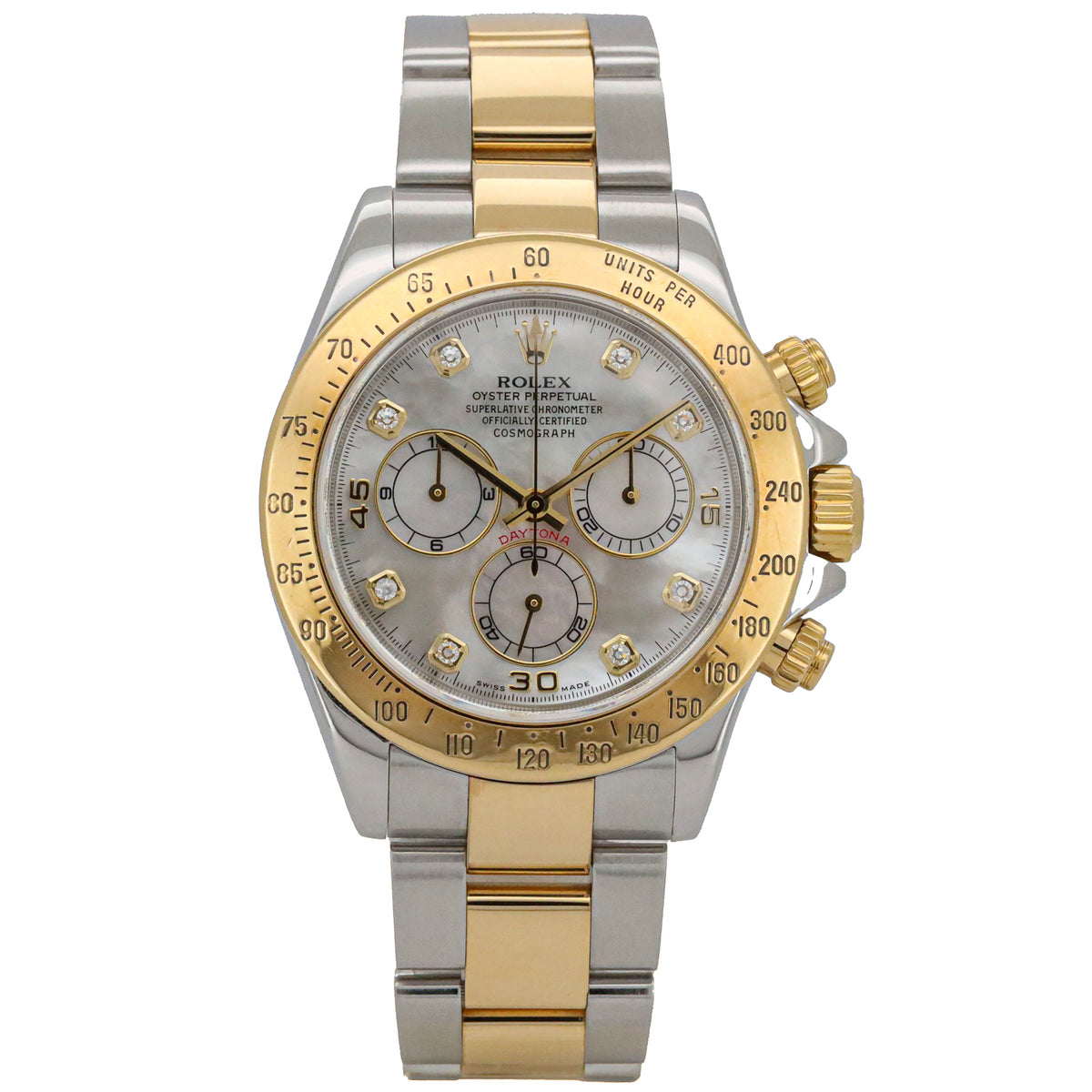 Rolex Daytona 116523 MOP Diamond Dial Full Set