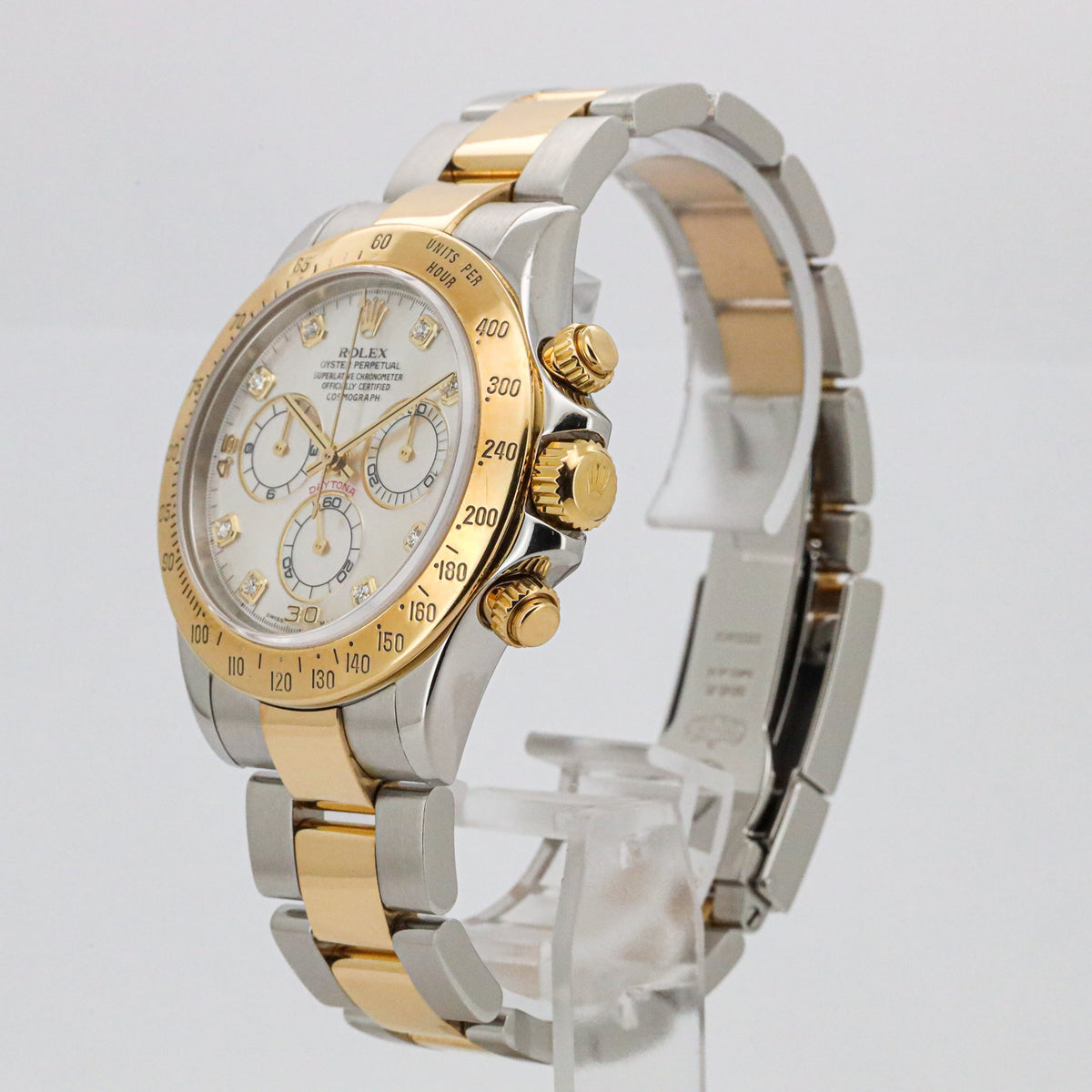 Rolex Daytona 116523 MOP Diamond Dial Full Set