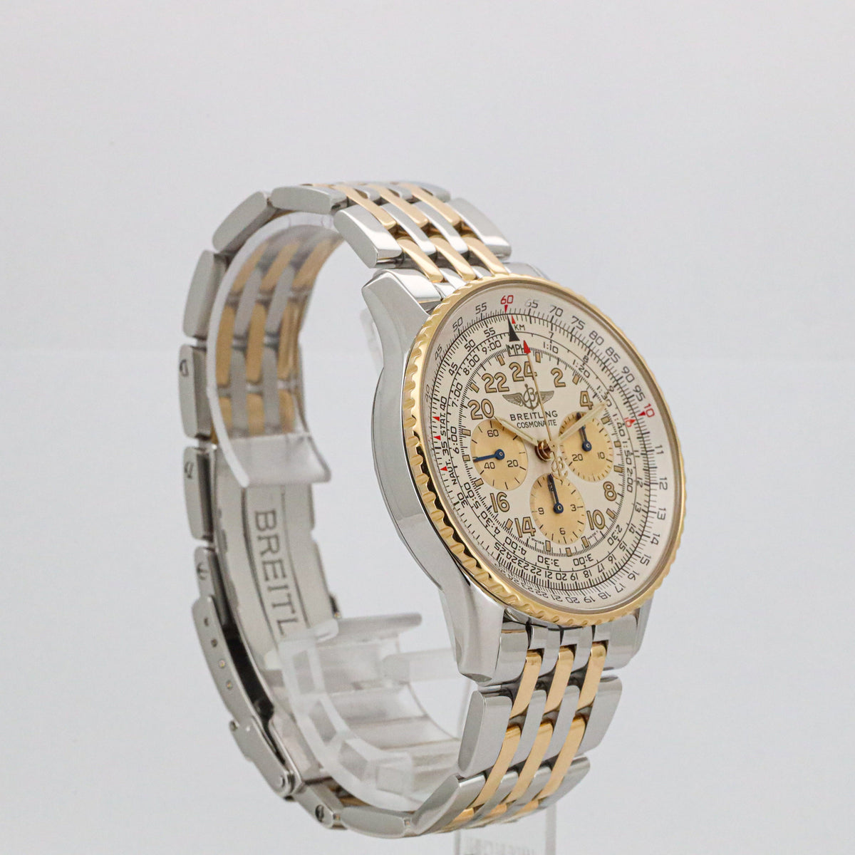 Breitling Navitimer Cosmonaute 41mm D12022 Stahl/Gold  B&P