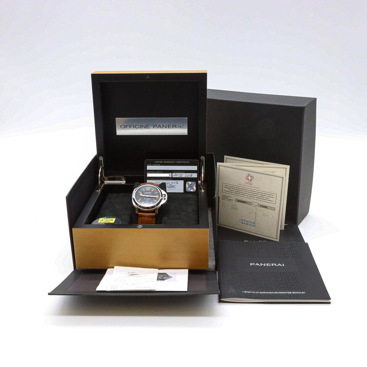 Panerai Luminor Marina 44mm PAM00631 Edelstahl Lederband