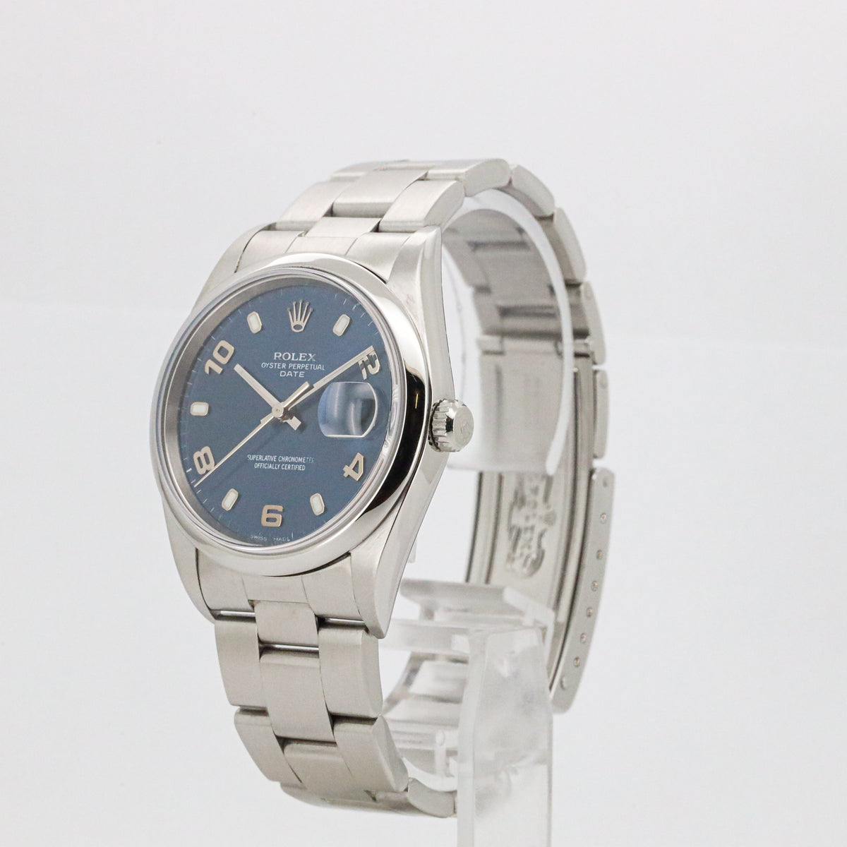 Rolex Oyster Perpetual Date 15200 34mm Edelstahl Automatik