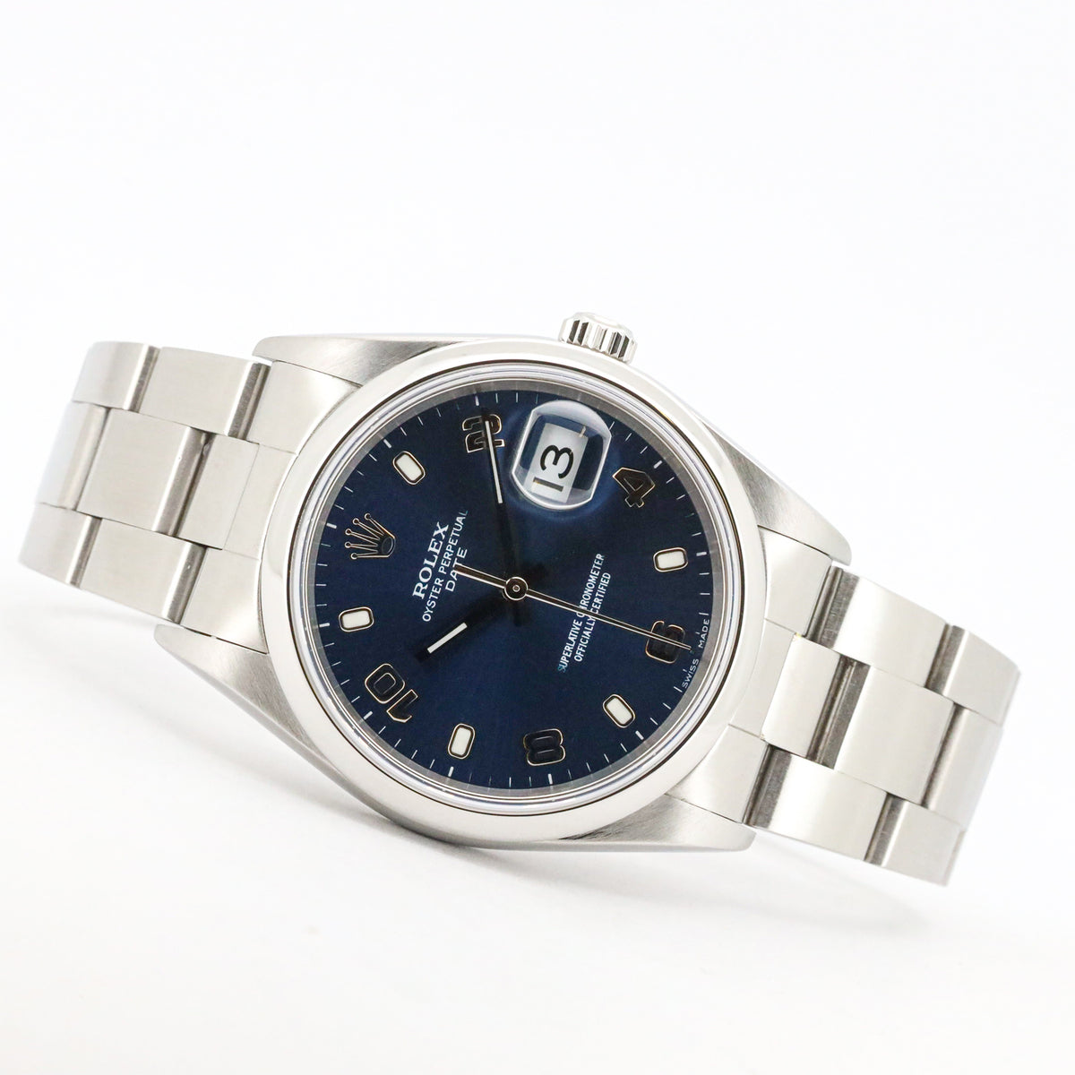 Rolex Oyster Perpetual Date 15200 34mm Edelstahl Automatik
