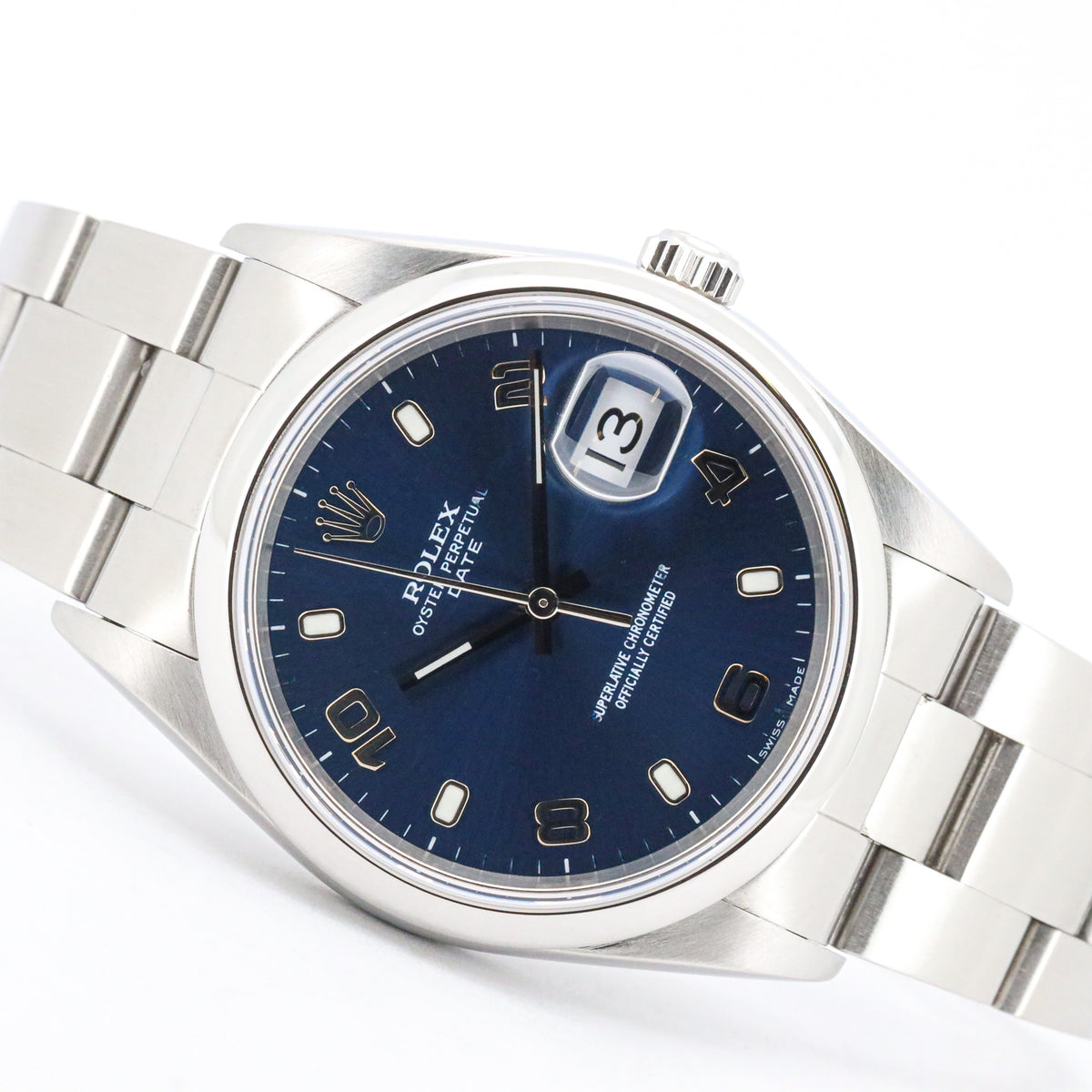 Rolex Oyster Perpetual Date 15200 34mm Edelstahl Automatik