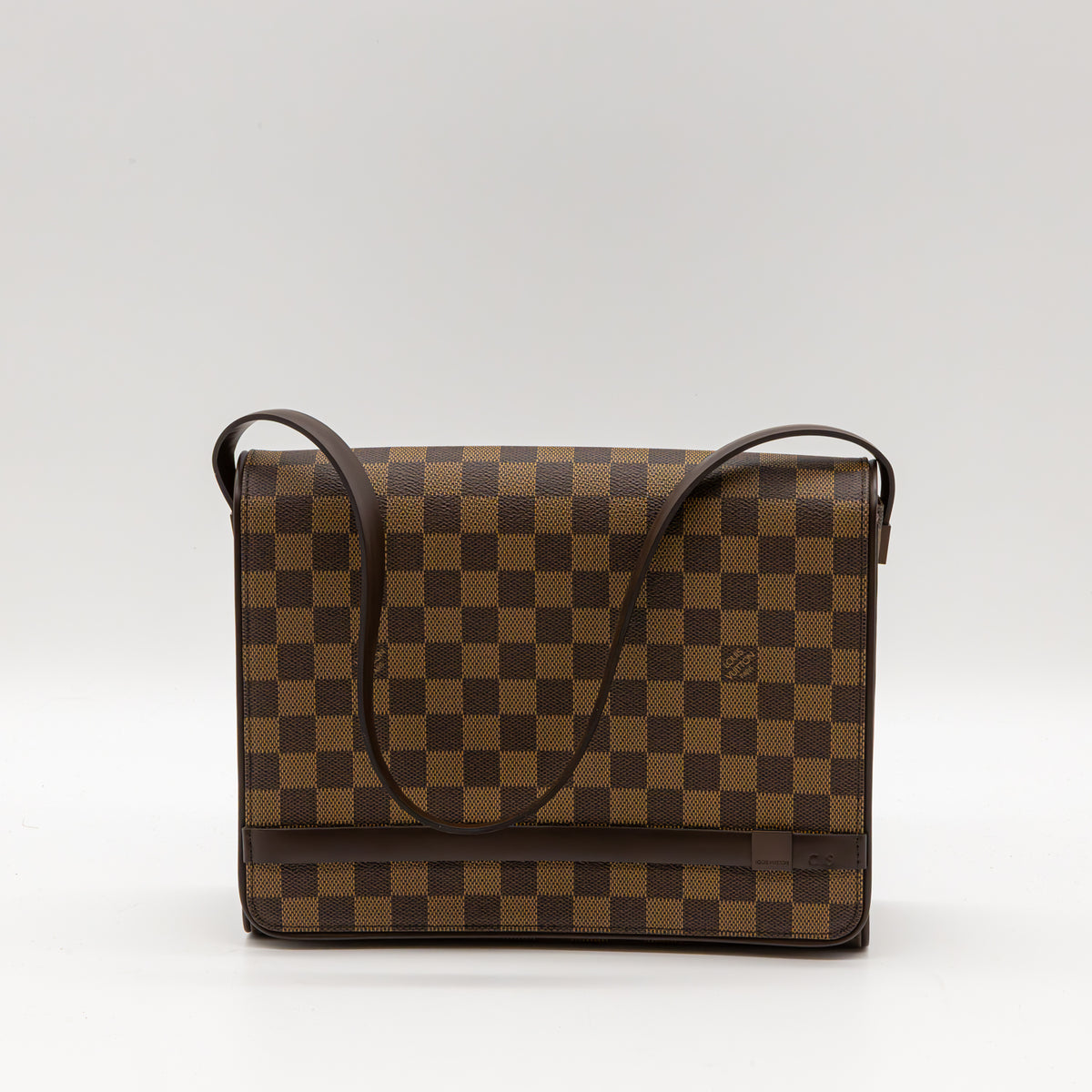 Louis Vuitton Tribeca Carré GM Damier Ebene Schultertasche Messenger Bag