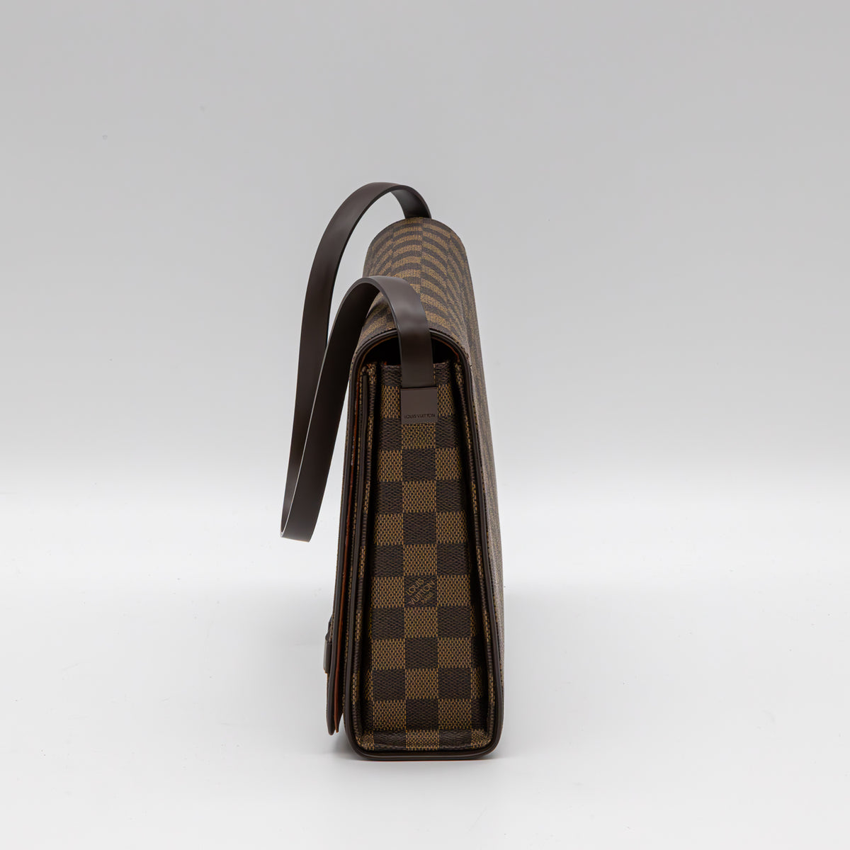 Louis Vuitton Tribeca Carré GM Damier Ebene Schultertasche Messenger Bag