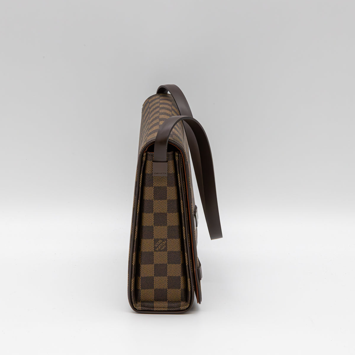 Louis Vuitton Tribeca Carré GM Damier Ebene Schultertasche Messenger Bag