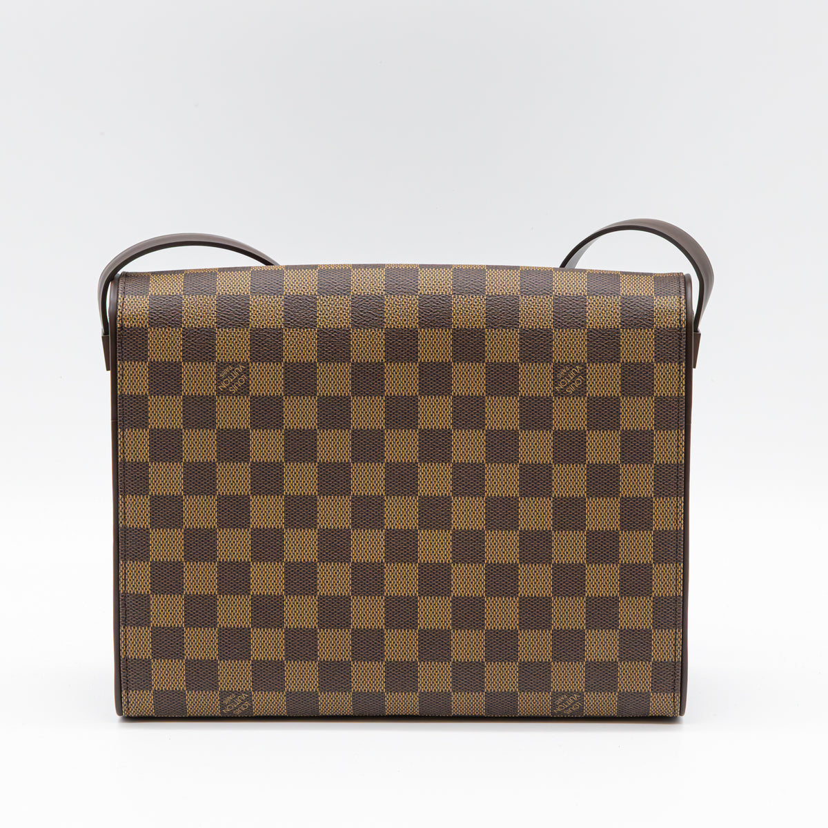 Louis Vuitton Tribeca Carré GM Damier Ebene Schultertasche Messenger Bag
