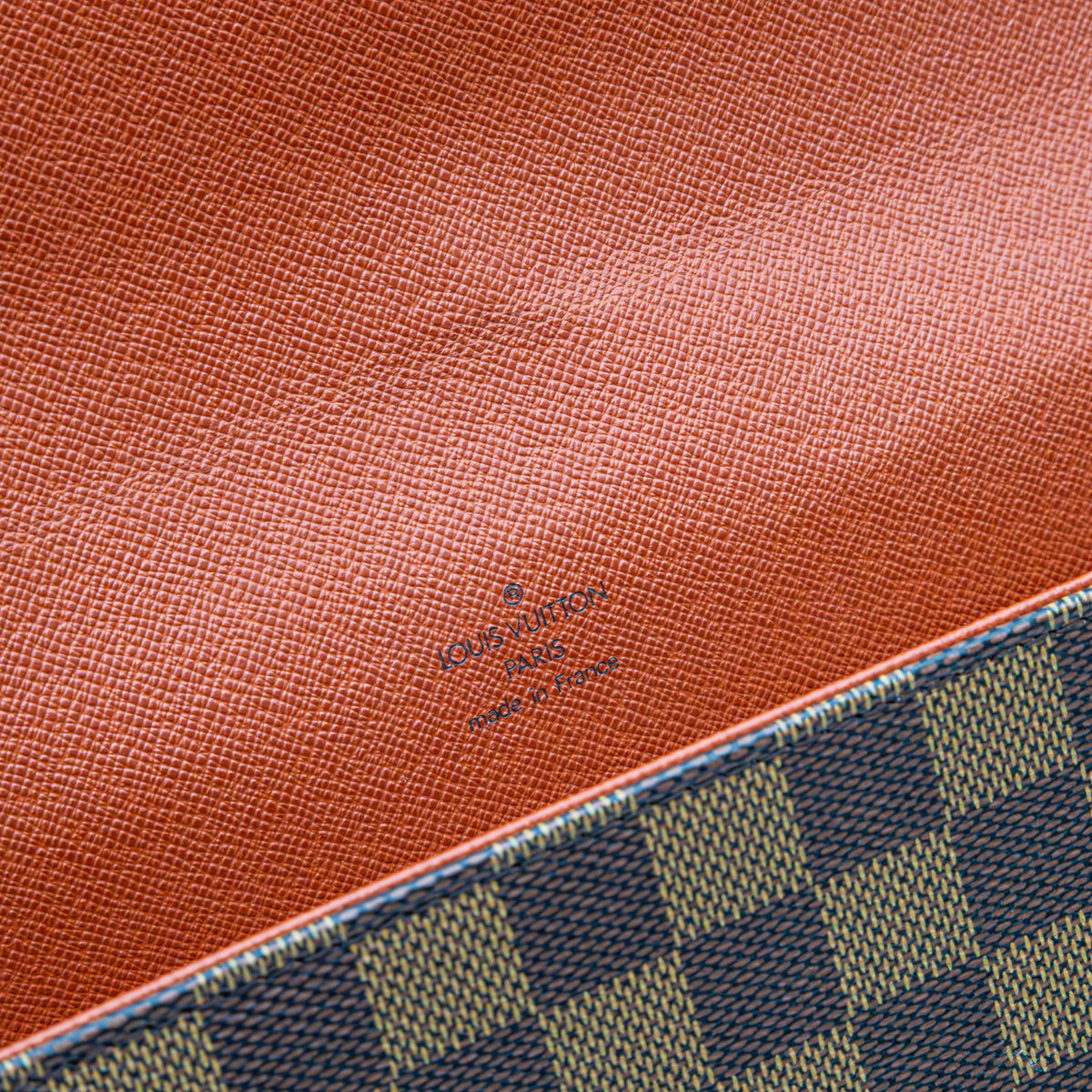 Louis Vuitton Tribeca Carré GM Damier Ebene Schultertasche Messenger Bag