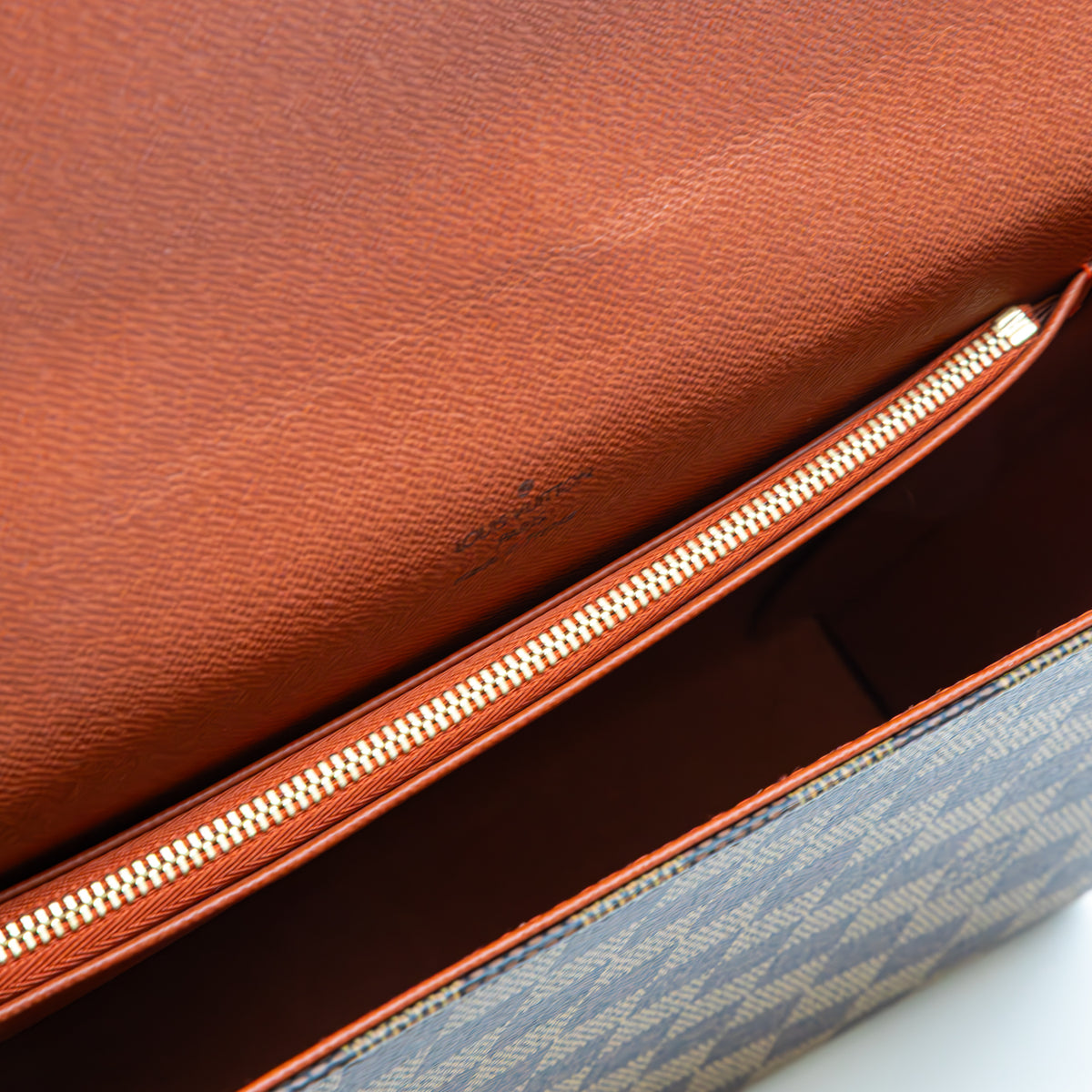 Louis Vuitton Tribeca Carré GM Damier Ebene Schultertasche Messenger Bag