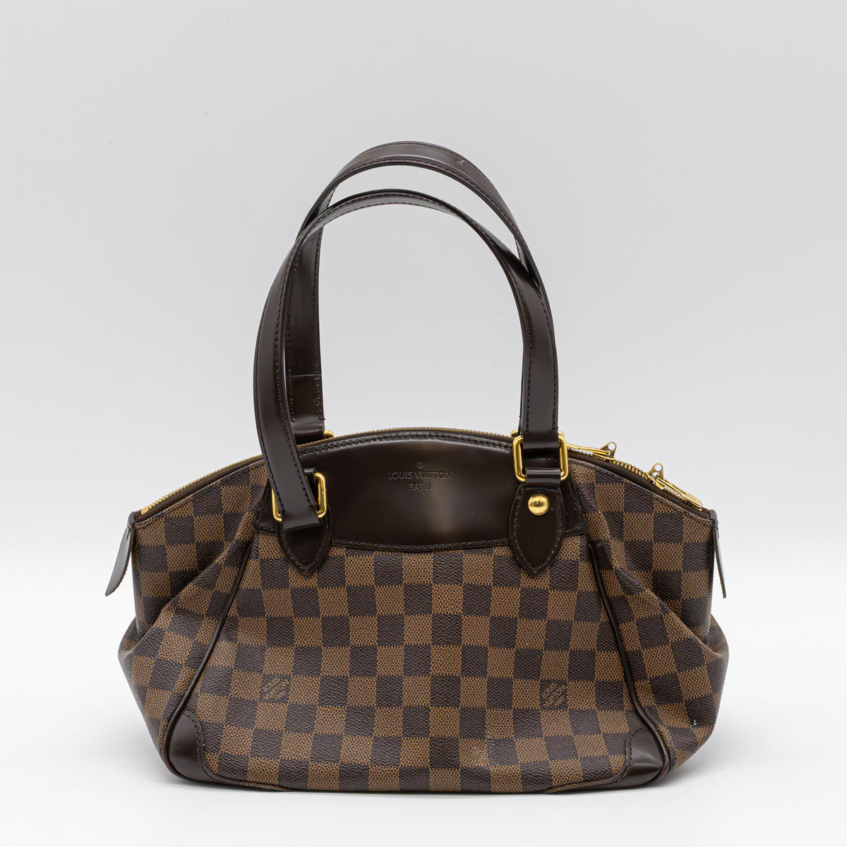 Louis Vuitton Verona PM Damier Ebene Leder Handtasche Schultertasche