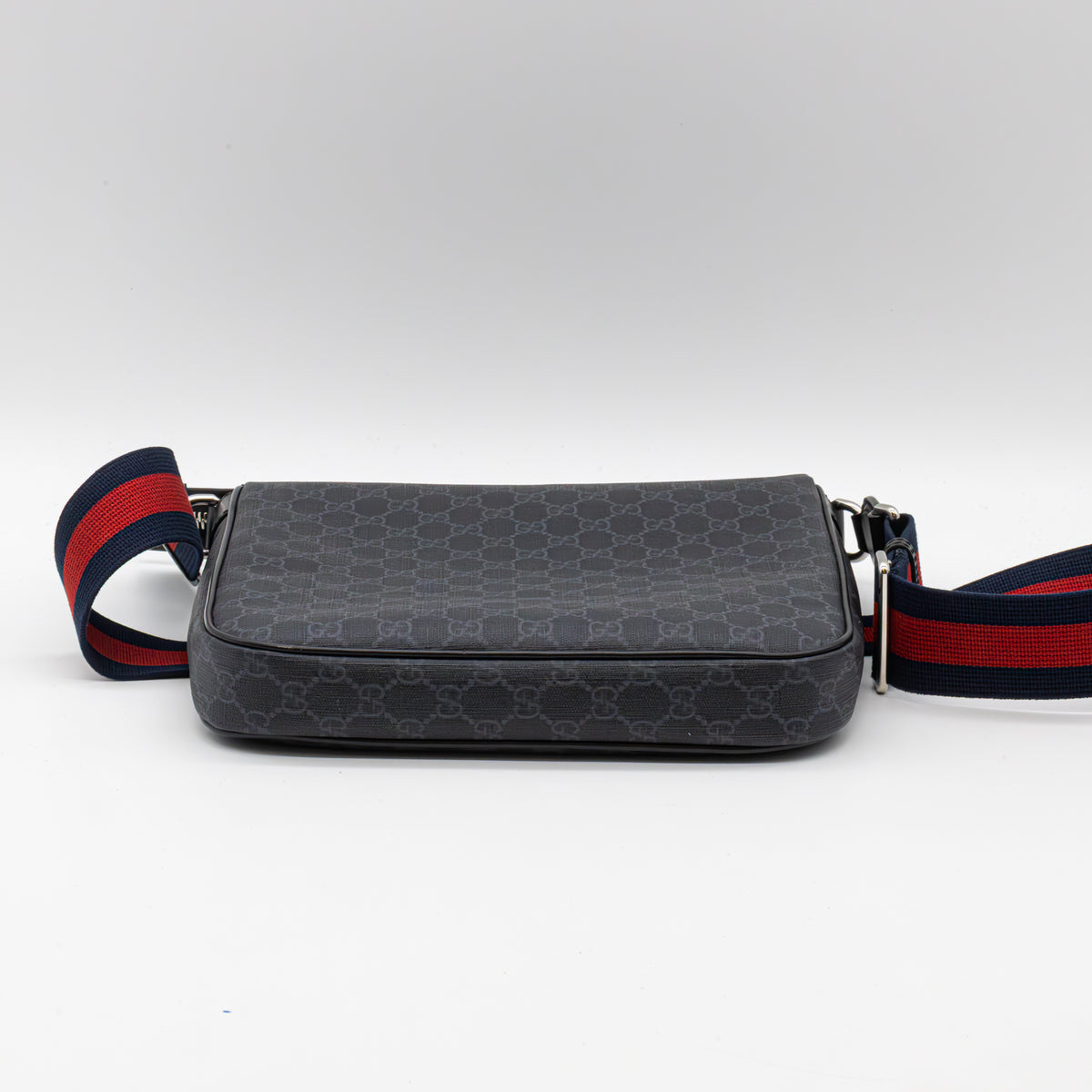 Gucci GG Black Messenger Bag Large Umhängetasche GG Supreme Crossbody