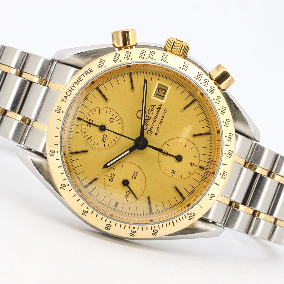 Omega Speedmaster Date 33111000 Edelstahl/Gold Chronograph