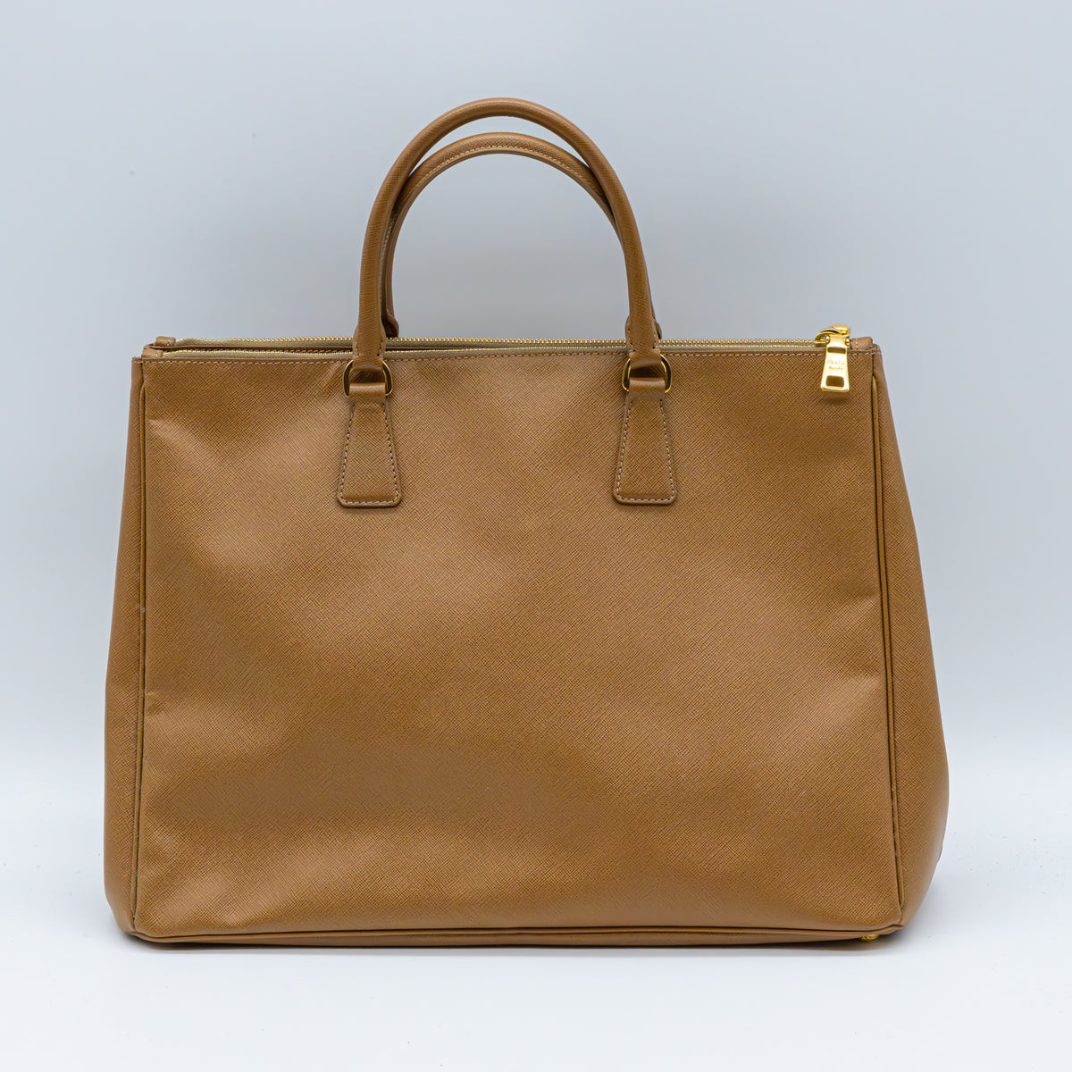 Prada Galleria Handtasche Large Saffiano Lux Leder Karamell Beige Tote Bag
