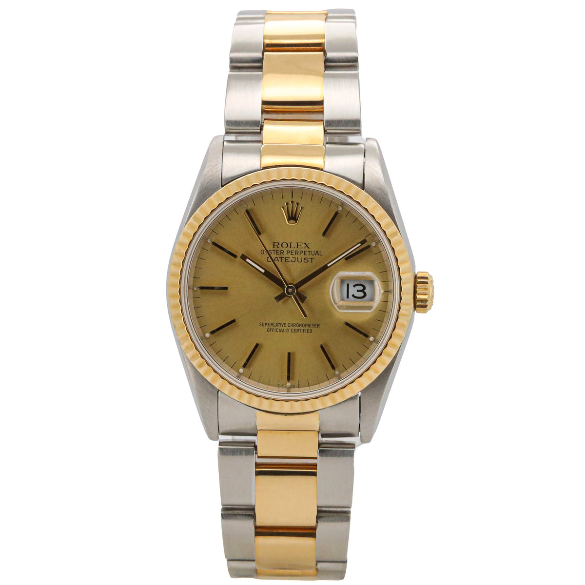 Rolex Datejust 36 16233 Edelstahl/Gold Oyster T-Serie
