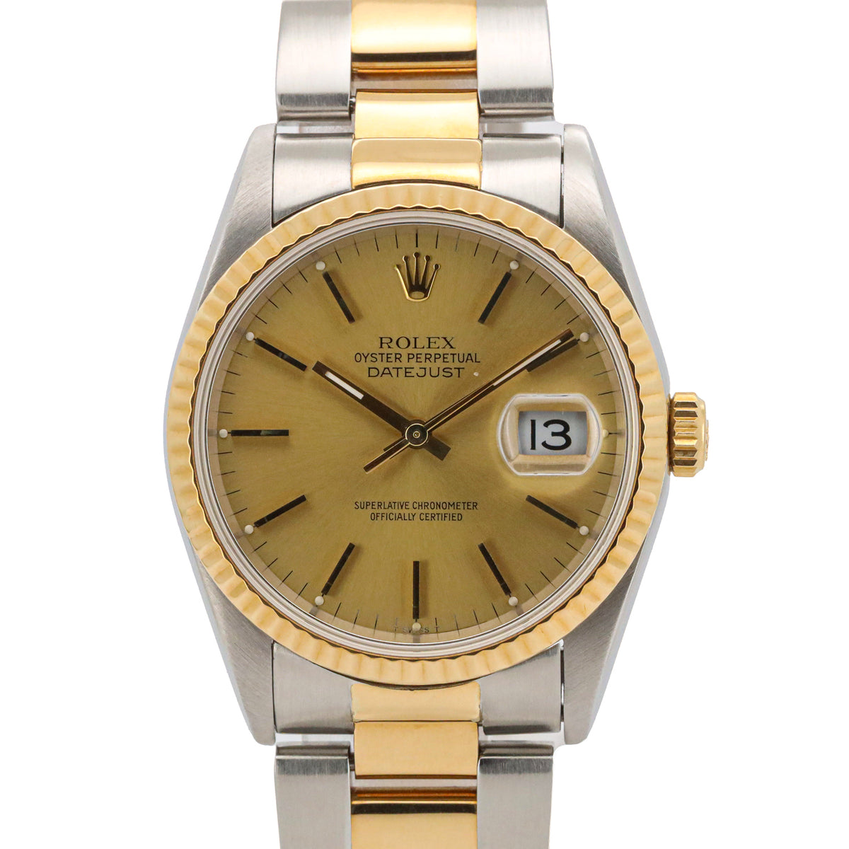 Rolex Datejust 36 16233 Edelstahl/Gold Oyster T-Serie