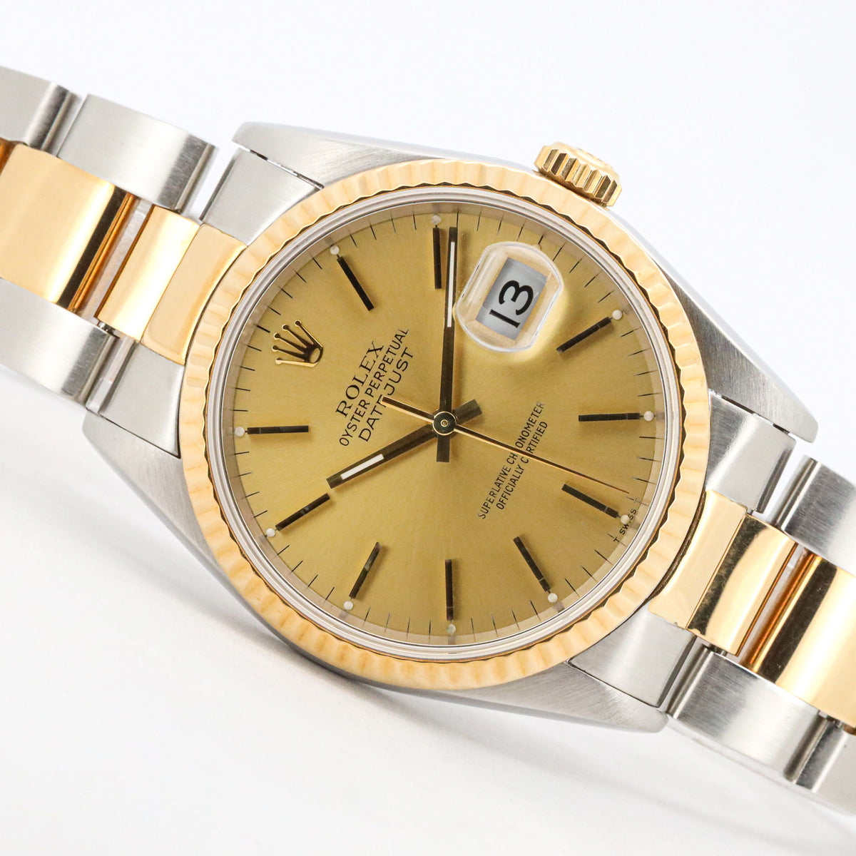 Rolex Datejust 36 16233 Edelstahl/Gold Oyster T-Serie