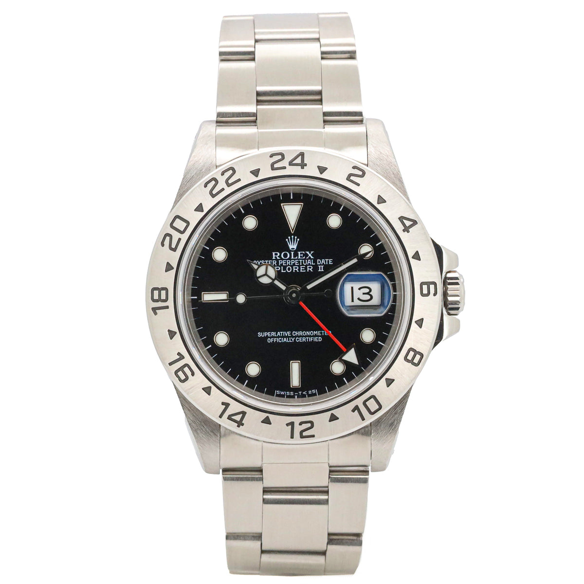 Rolex Explorer II 16570 Edelstahl Black Dial 1998