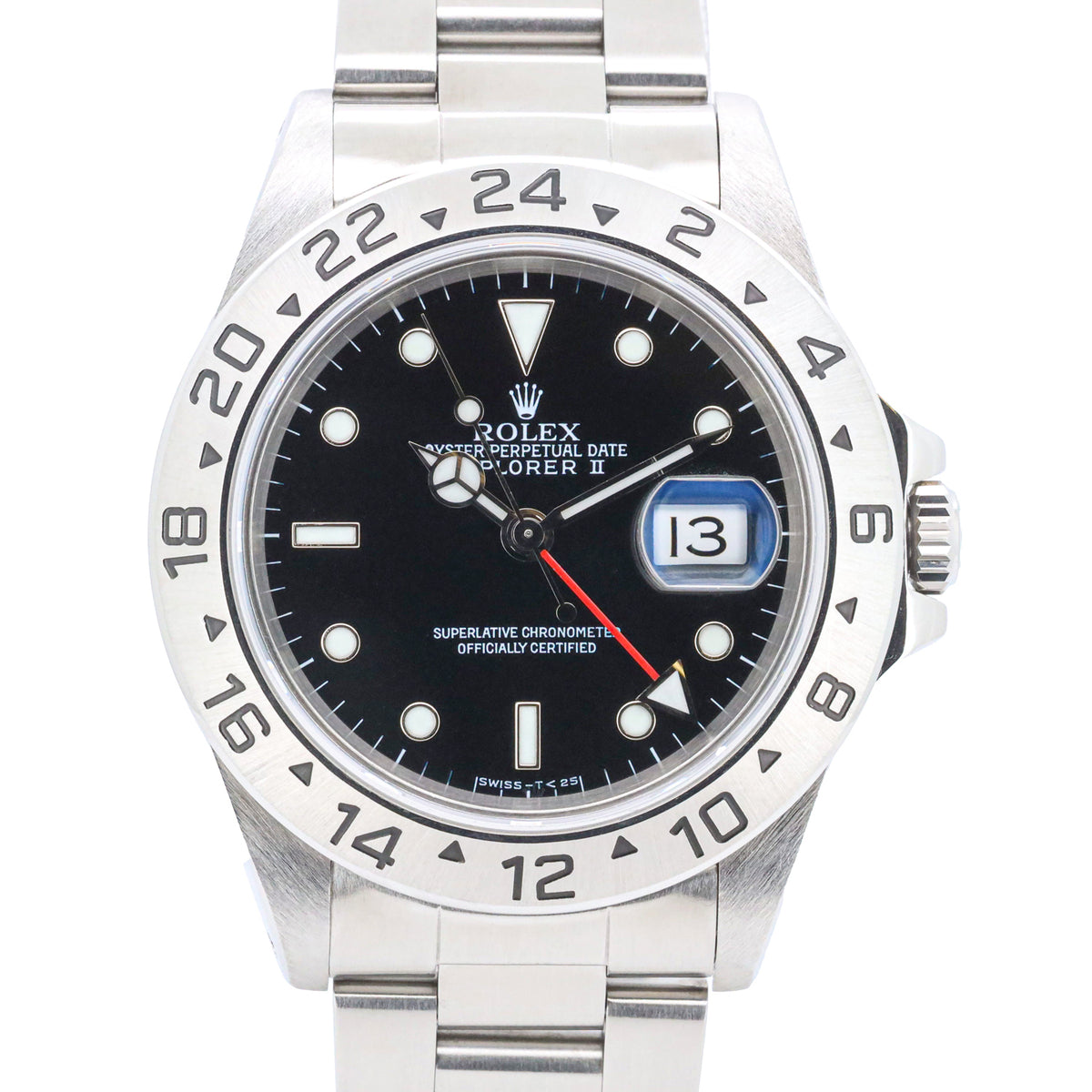 Rolex Explorer II 16570 Edelstahl Black Dial 1998