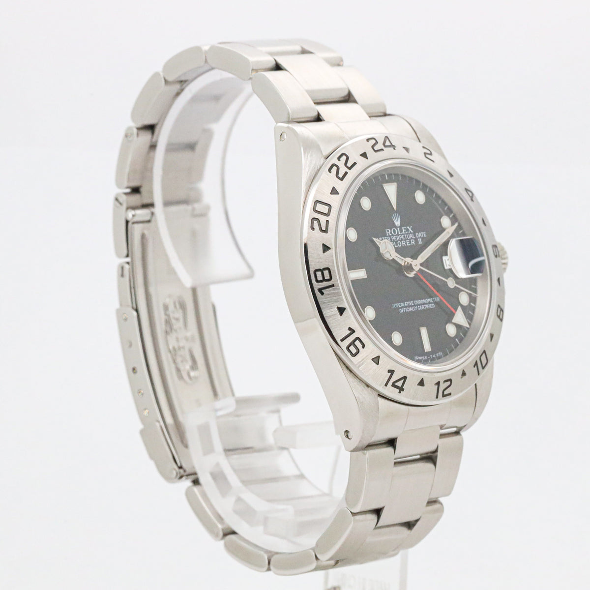 Rolex Explorer II 16570 Edelstahl Black Dial 1998
