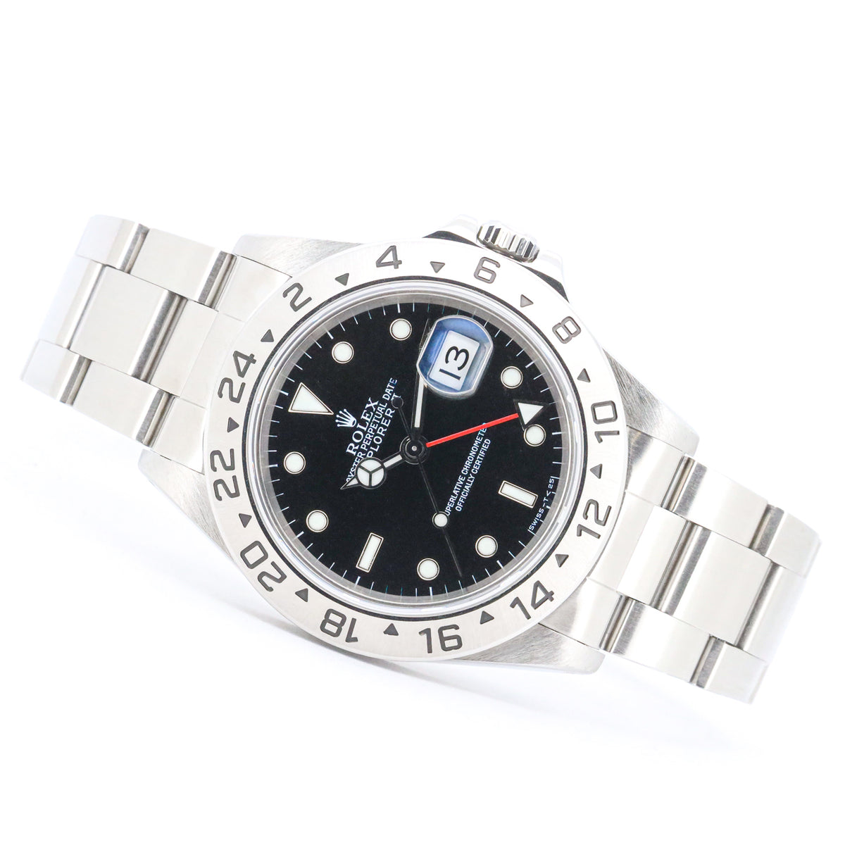 Rolex Explorer II 16570 Edelstahl Black Dial 1998