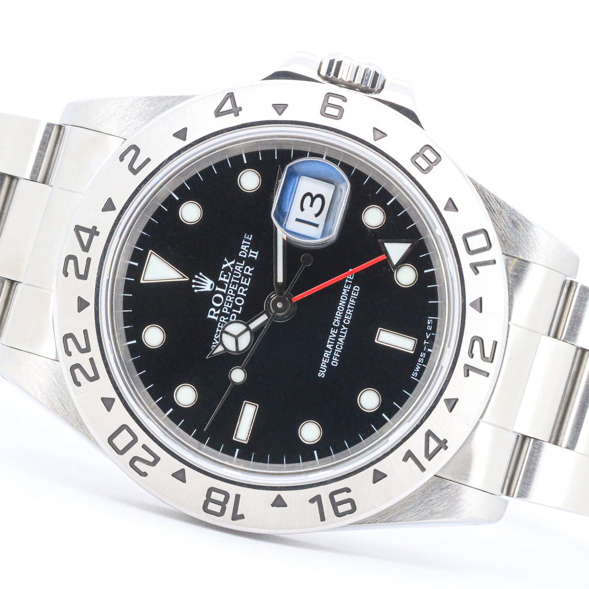 Rolex Explorer II 16570 Edelstahl Black Dial 1998