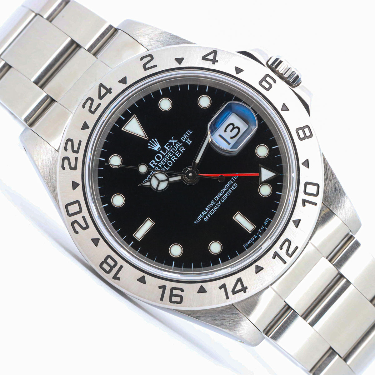 Rolex Explorer II 16570 Edelstahl Black Dial 1998