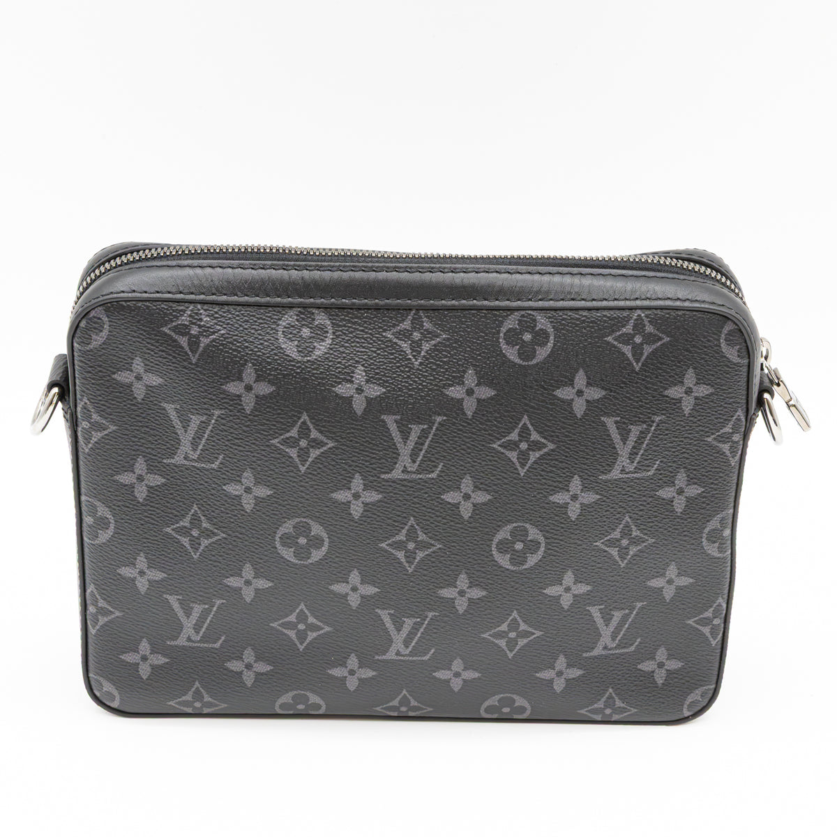 Louis Vuitton Trio Messenger Monogram Eclipse Canvas Umhängetasche Schwarz M69443