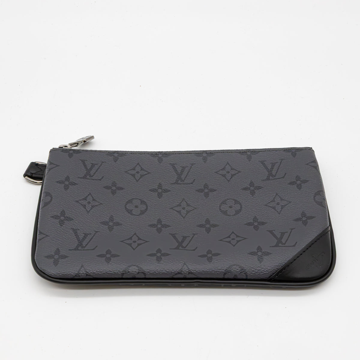 Louis Vuitton Trio Messenger Monogram Eclipse Canvas Umhängetasche Schwarz M69443