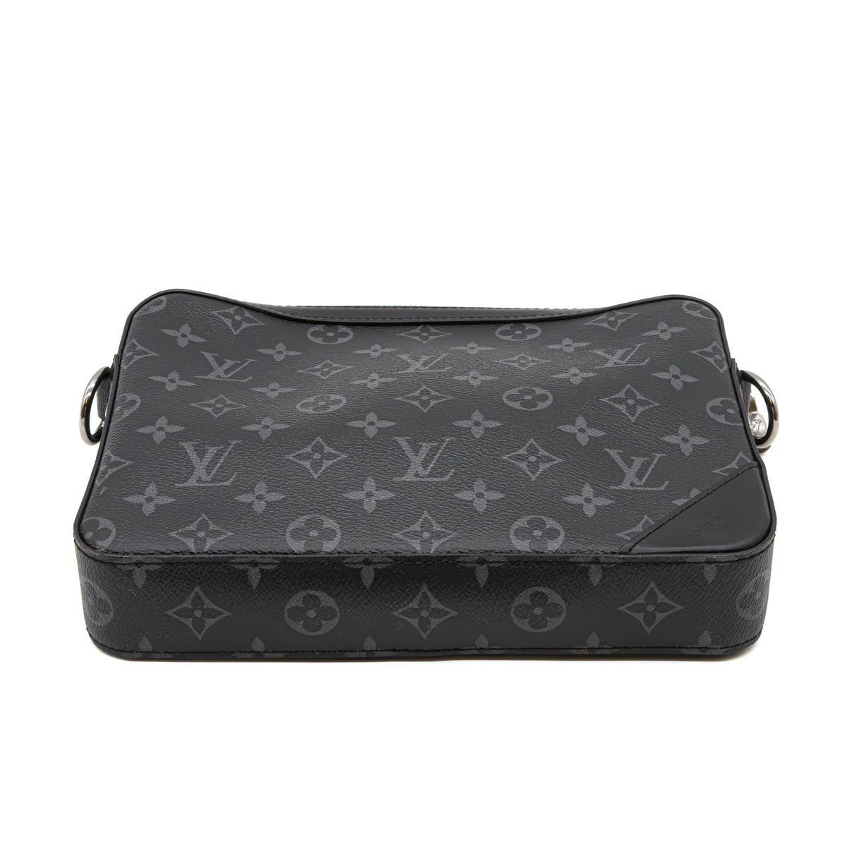 Louis Vuitton Trio Messenger Monogram Eclipse Canvas Umhängetasche Schwarz M69443
