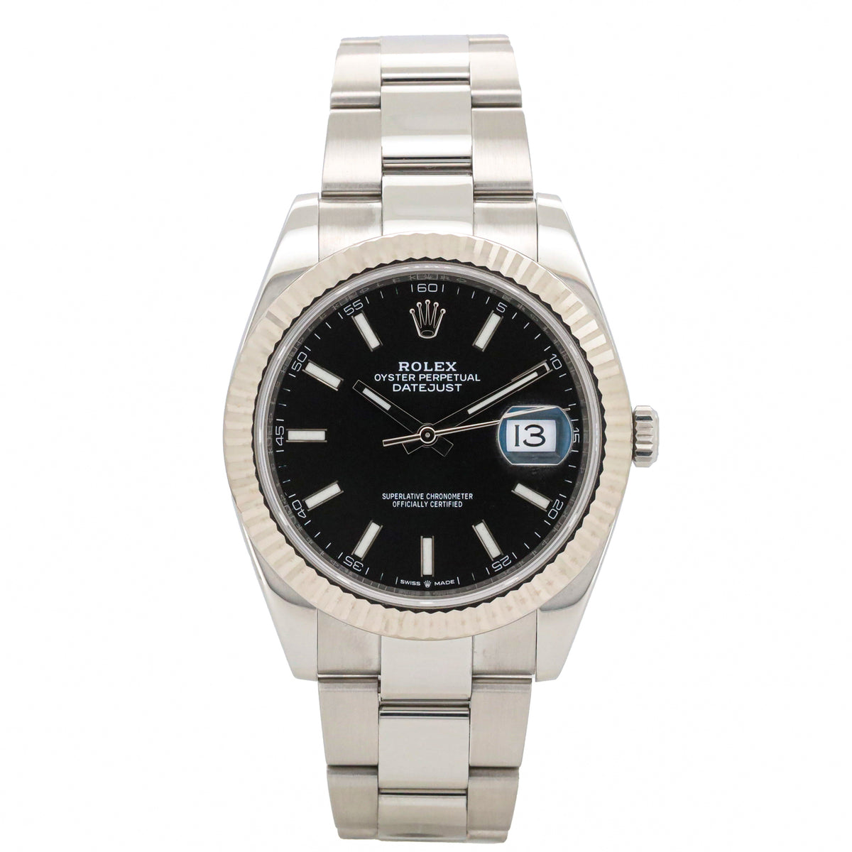 Rolex Datejust 41 Ref. 126334 Black Dial Oyster Edelstahl Full Set