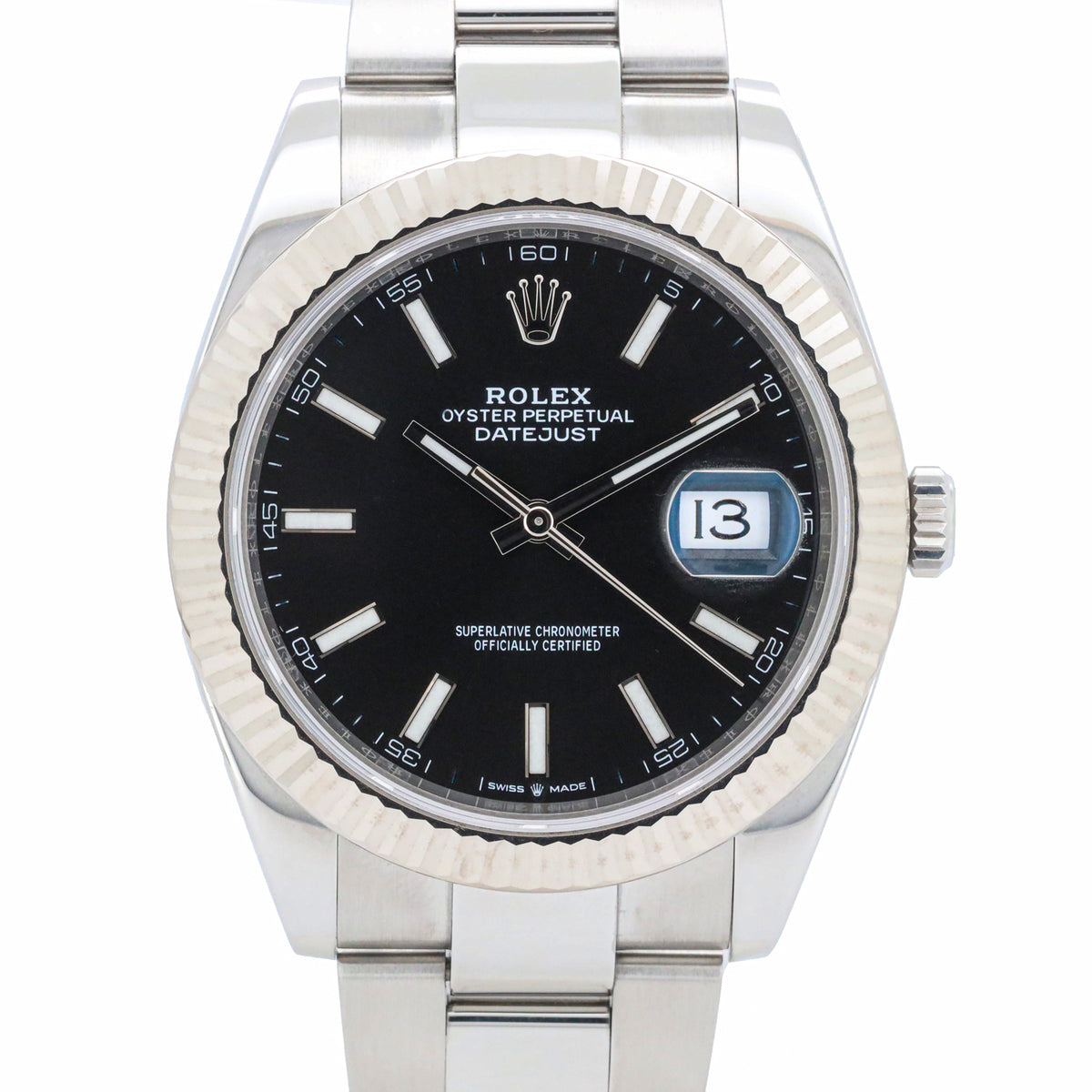 Rolex Datejust 41 Ref. 126334 Black Dial Oyster Edelstahl Full Set