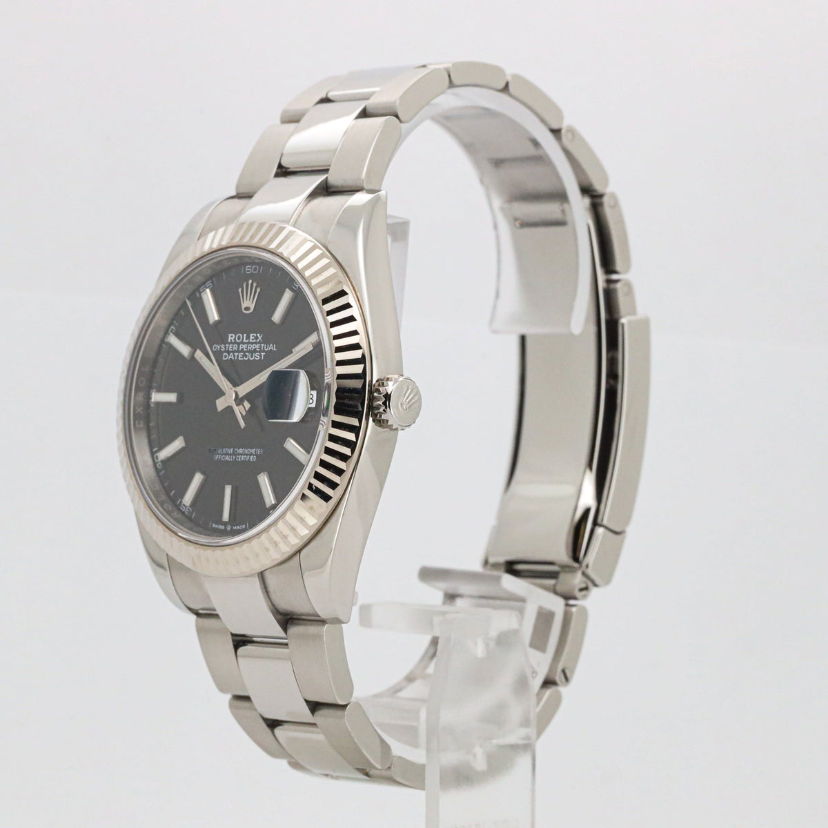 Rolex Datejust 41 Ref. 126334 Black Dial Oyster Edelstahl Full Set
