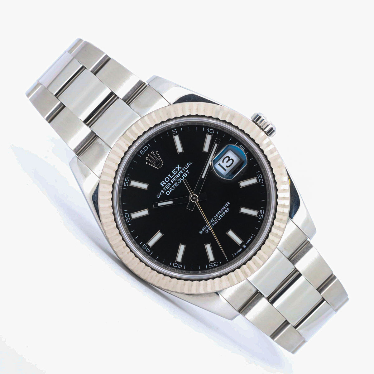 Rolex Datejust 41 Ref. 126334 Black Dial Oyster Edelstahl Full Set