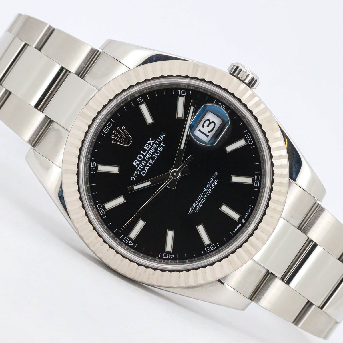 Rolex Datejust 41 Ref. 126334 Black Dial Oyster Edelstahl Full Set