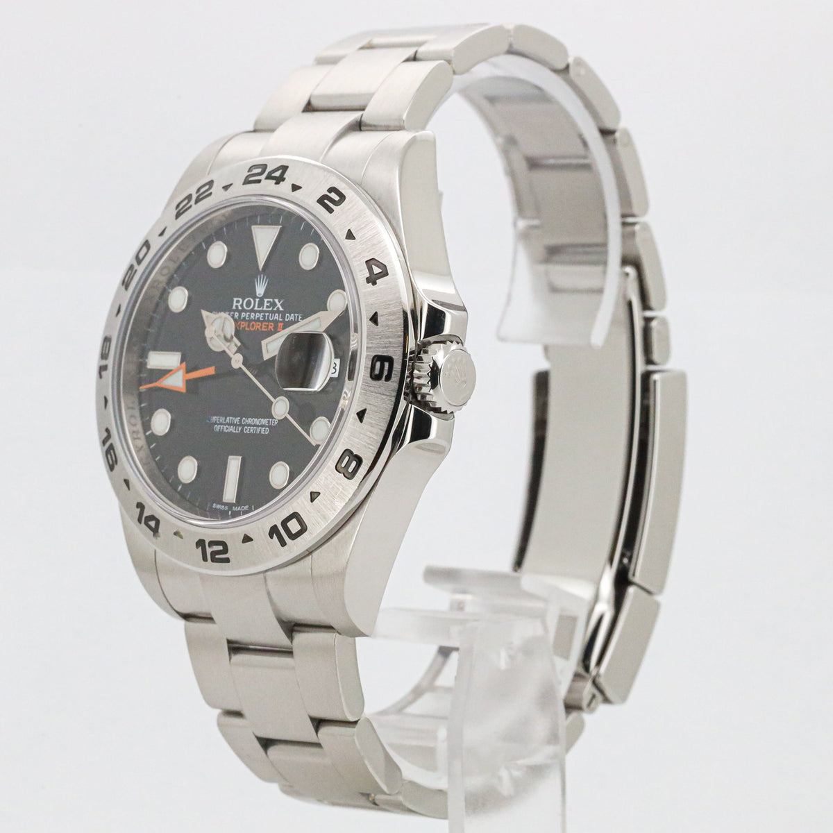 Rolex Explorer II 216570 42 Edelstahl Black Dial Full Set