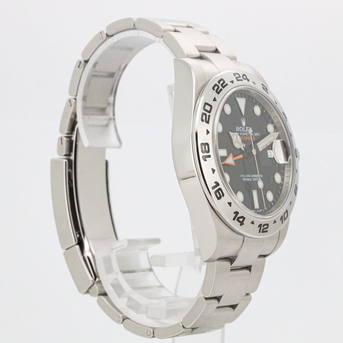 Rolex Explorer II 216570 42 Edelstahl Black Dial Full Set