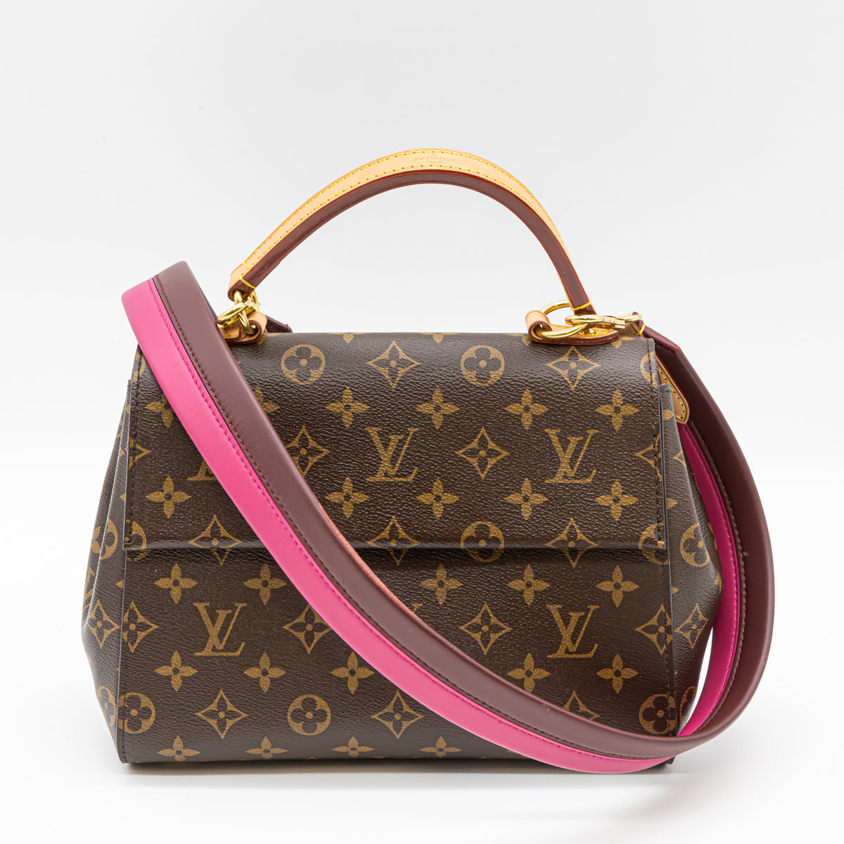 Louis Vuitton Cluny BB M42738 Monogram Canvas Pink Rot Handtasche Schultertasche