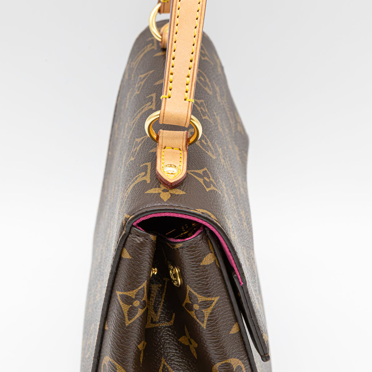 Louis Vuitton Cluny BB M42738 Monogram Canvas Pink Rot Handtasche Schultertasche