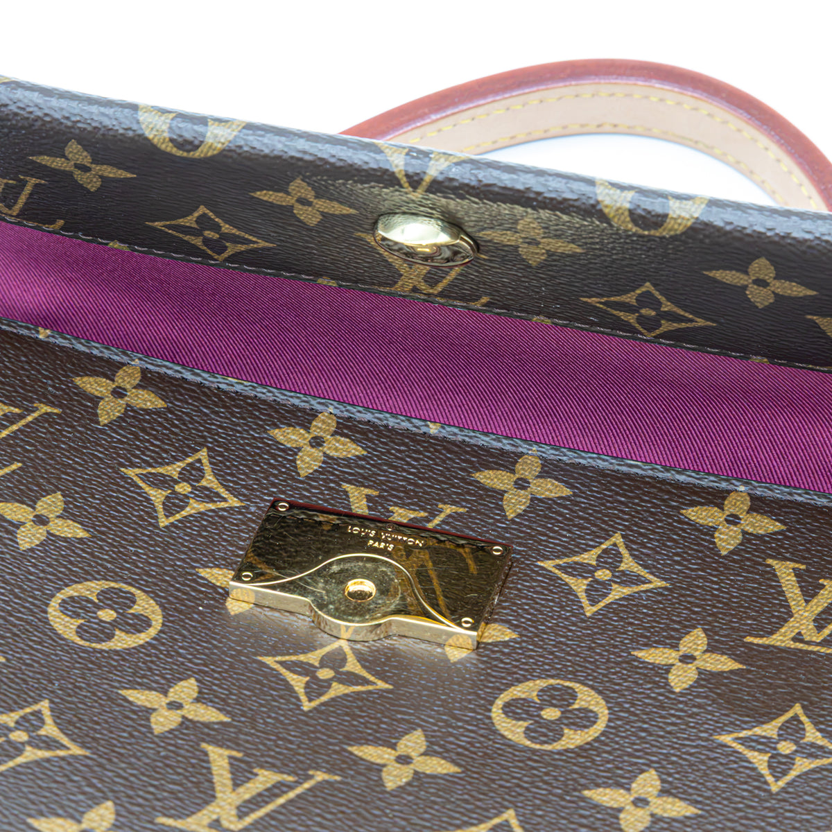 Louis Vuitton Cluny BB M42738 Monogram Canvas Pink Rot Handtasche Schultertasche