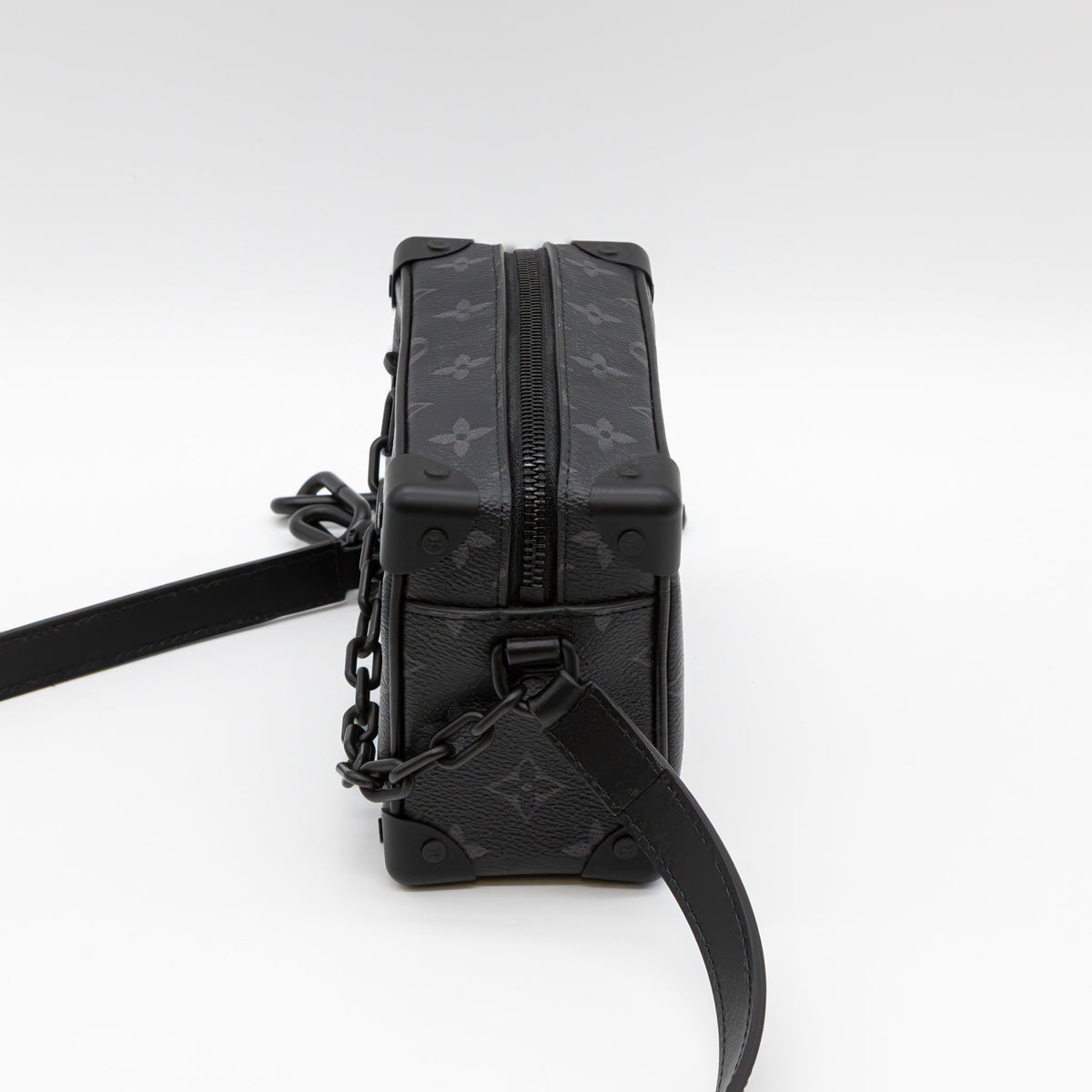 Louis Vuitton Mini Soft Trunk M44735 Monogram Eclipse Canvas Crossbody Bag Umhängetasche